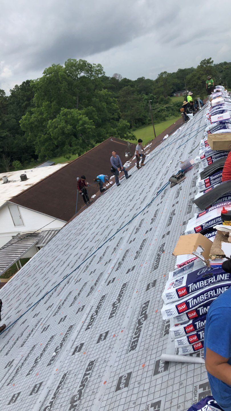 Residential Roofing Installation using Roof Replacement by American Roofing & Construction LLC