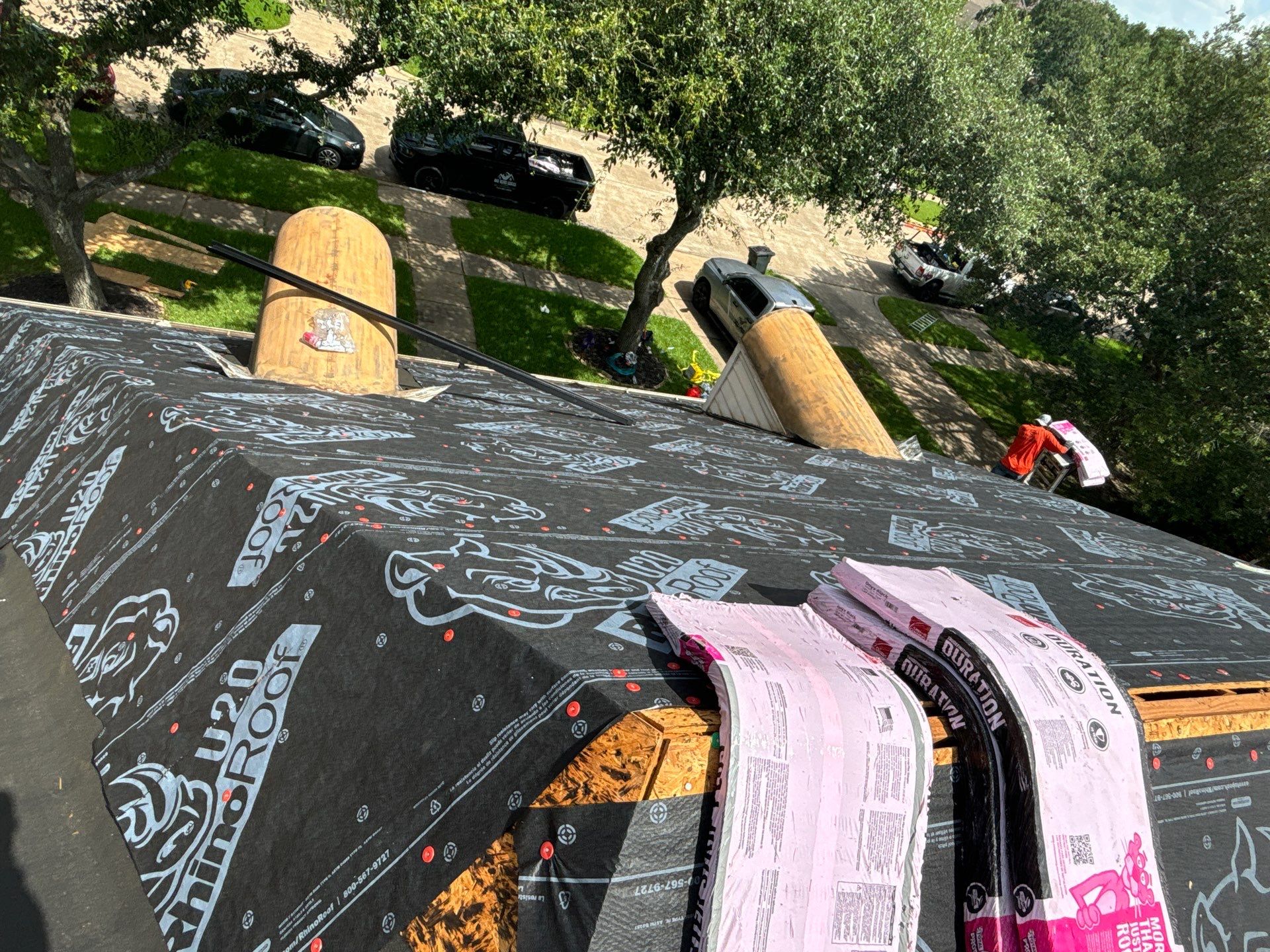 Residential Roofing Installation using Owen's Corning Duration (Lifetime) Shingles by Roof Repair Company