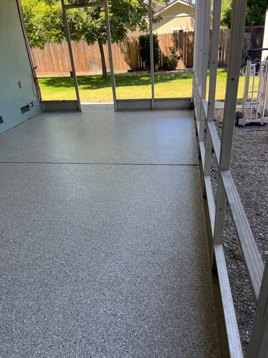 Concrete Coating in Modesto by Lancaster Painting