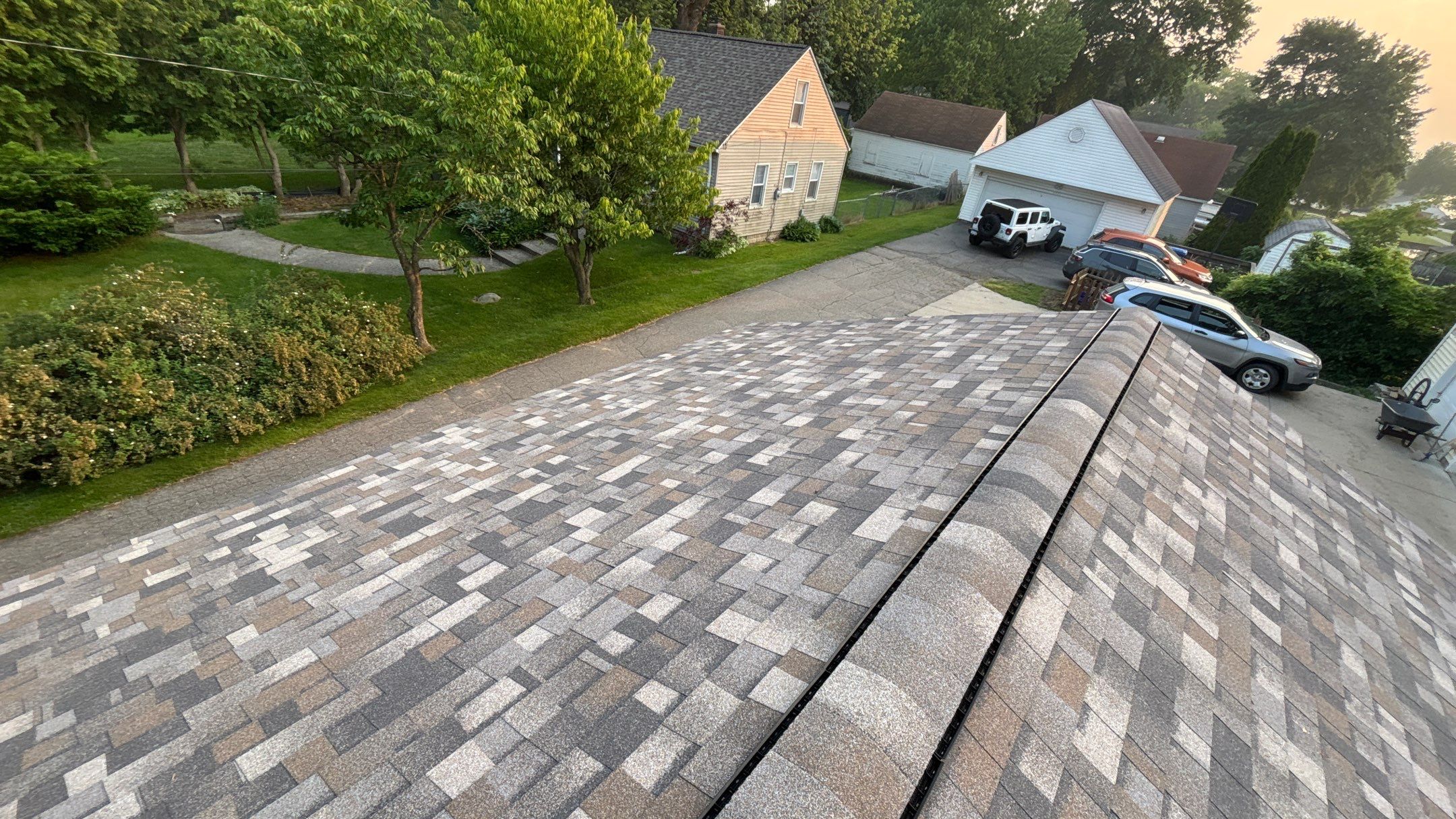 Roof Replacement using Owens Corning Sand Dune by 180 Contractors