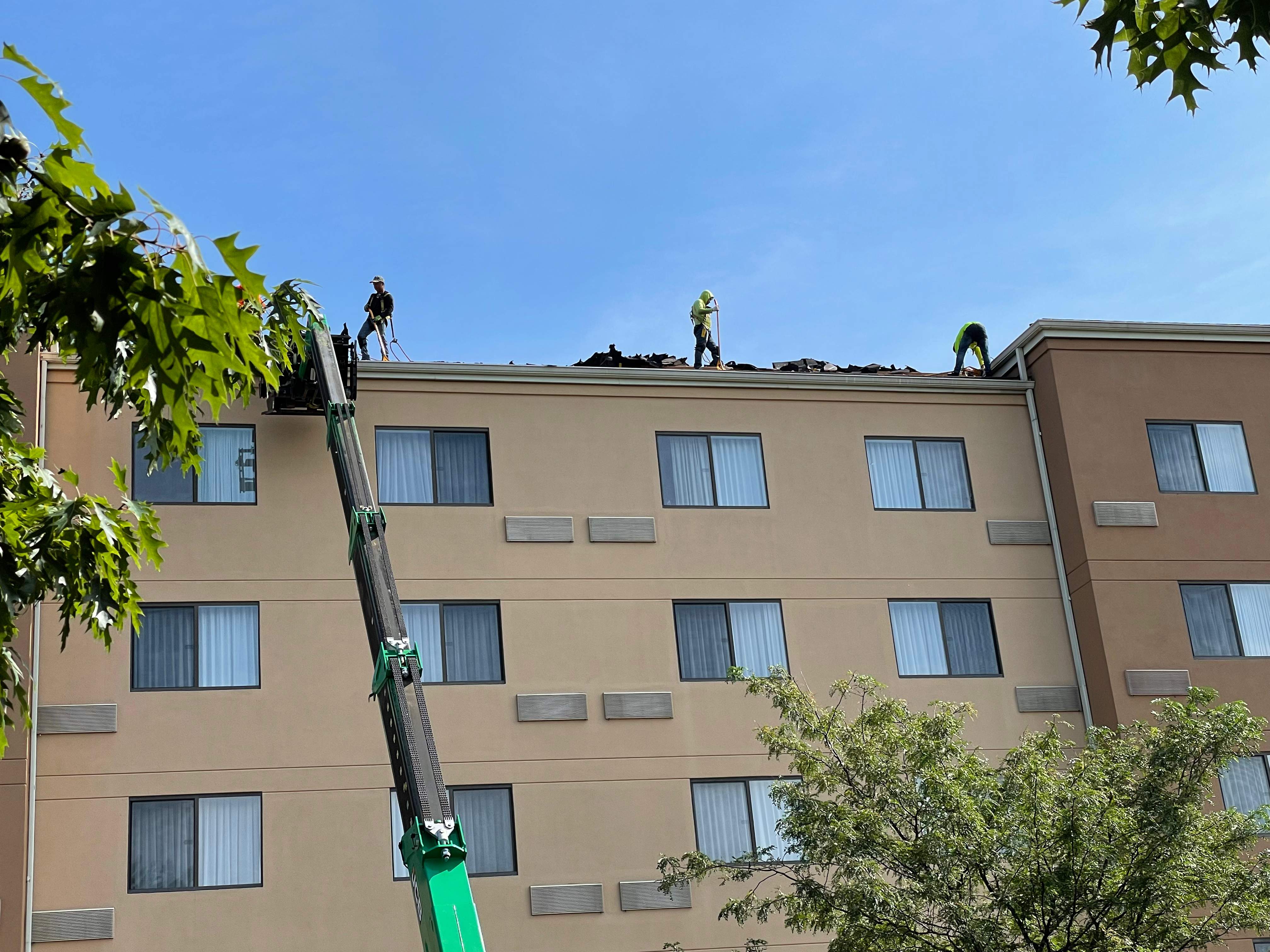 Commercial Roofing Installation using Owens Corning Duration by All Site Roofing