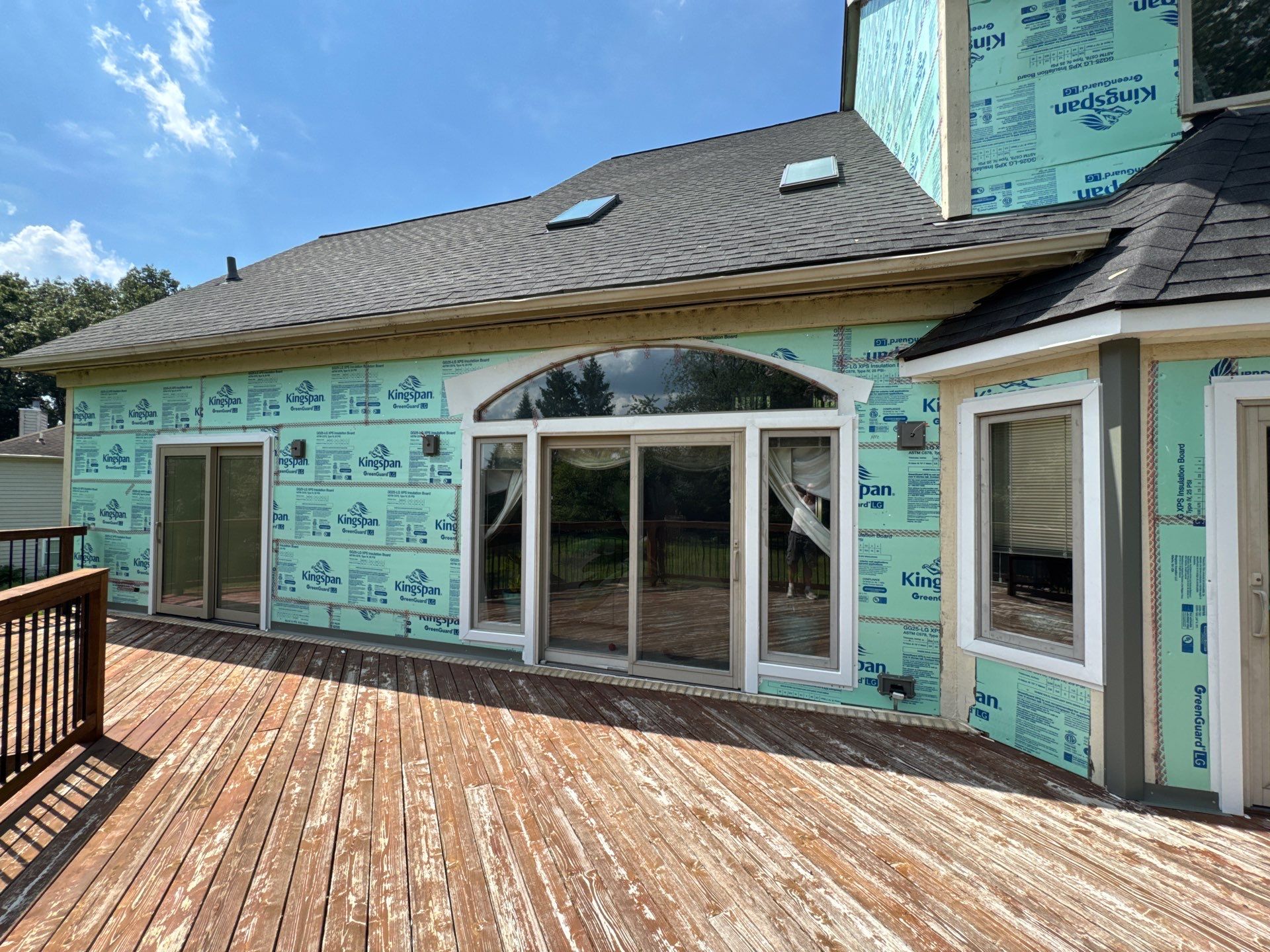 Siding Replacement using Alside Mountain Fern by 180 Contractors