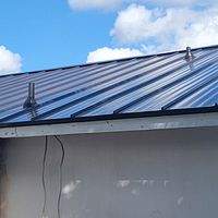 24ga 1" Nail-Strip Dark Bronze  by Total Roofing System The Metal Roof Experts