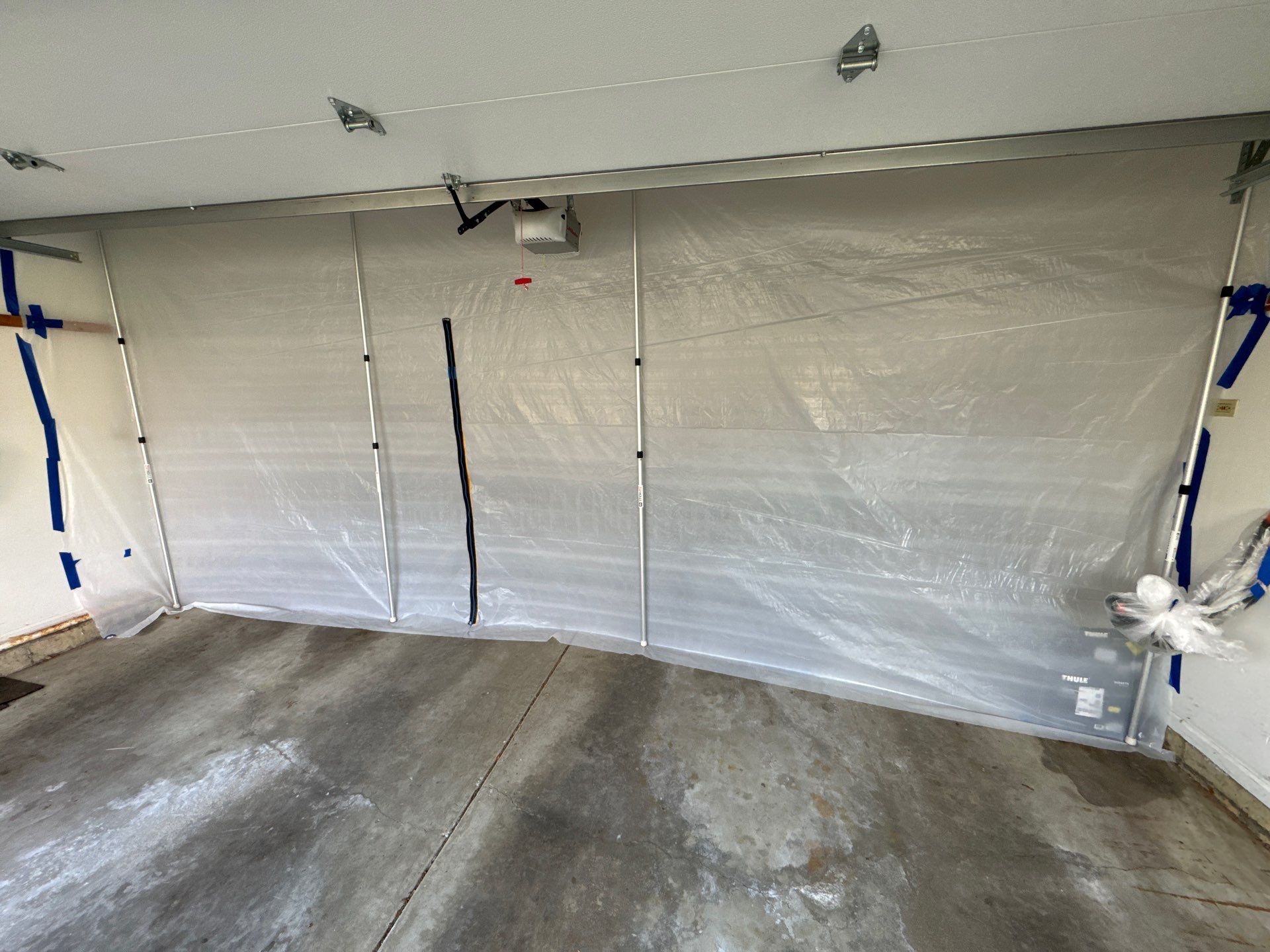 Garage Ceiling Water Damage/Mold Remediation by Chicagoland Water Medics
