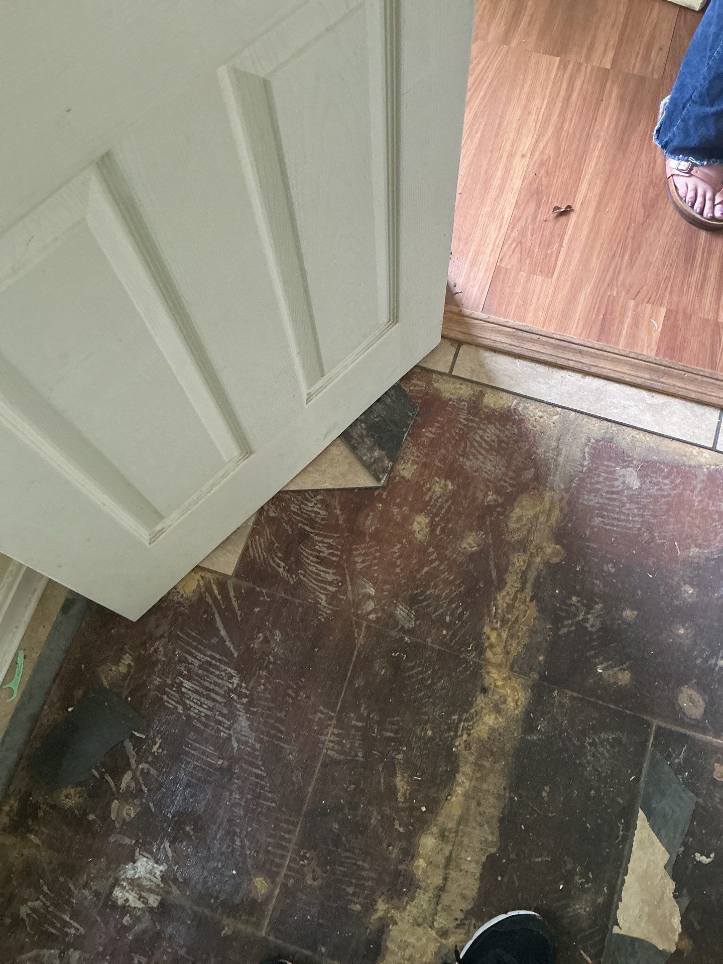 Custom Bathroom Remodel and Marble Tile Installation in Bellevue by Footprints Floors Kentucky