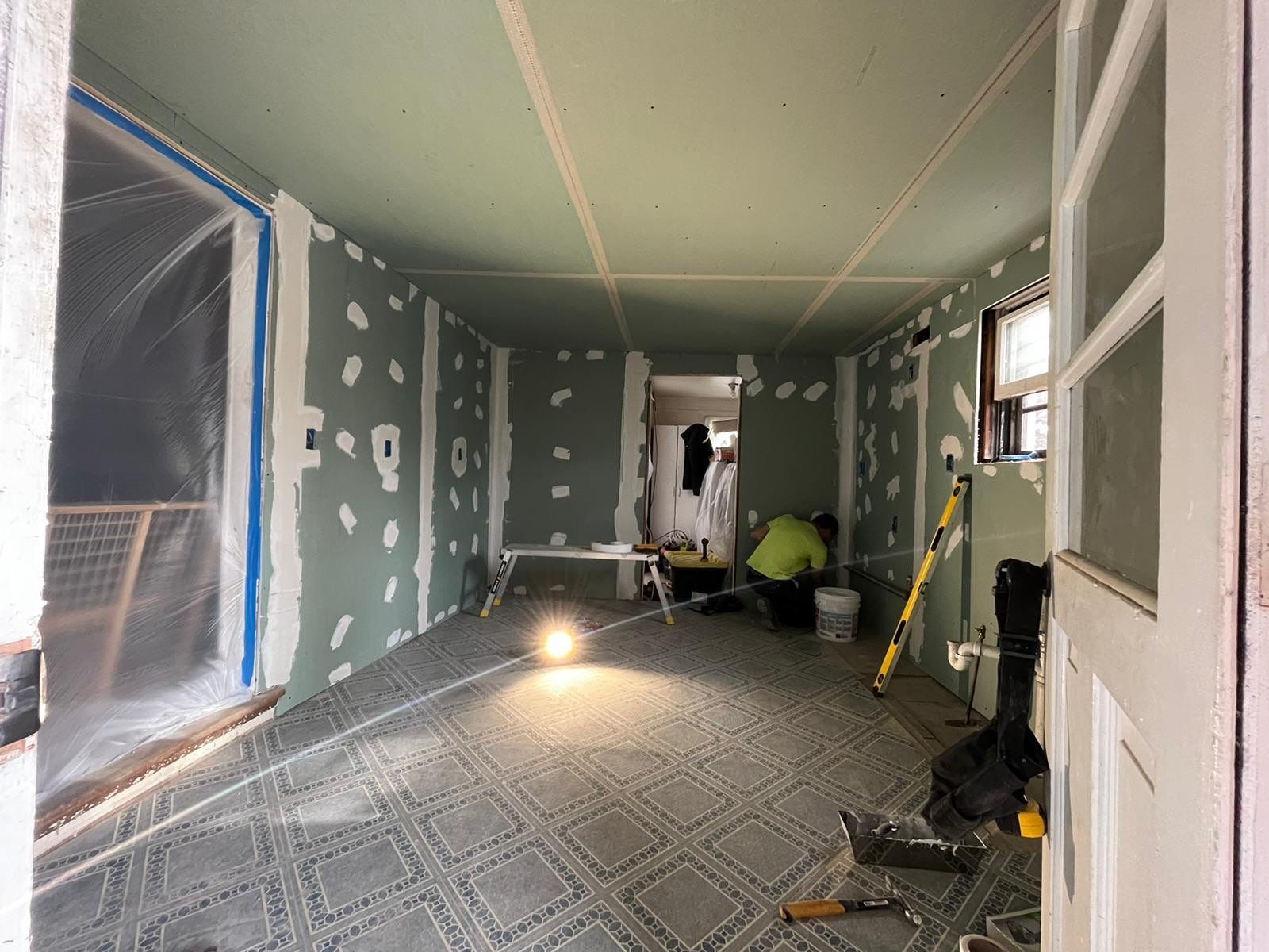 Kitchen Remodel using White Shaker by Home Concepts Construction