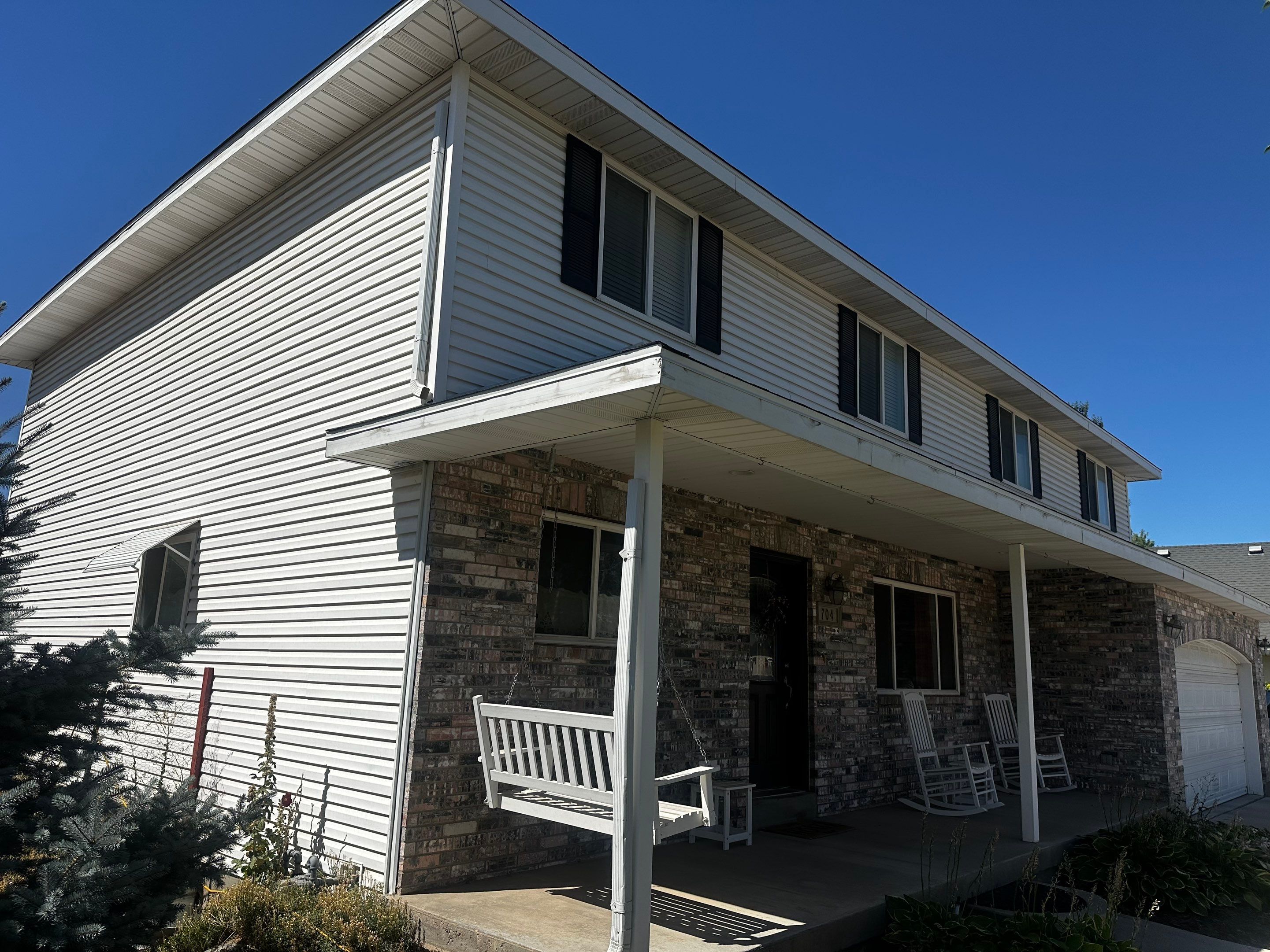 Project in Heber by Master Rain Gutters.