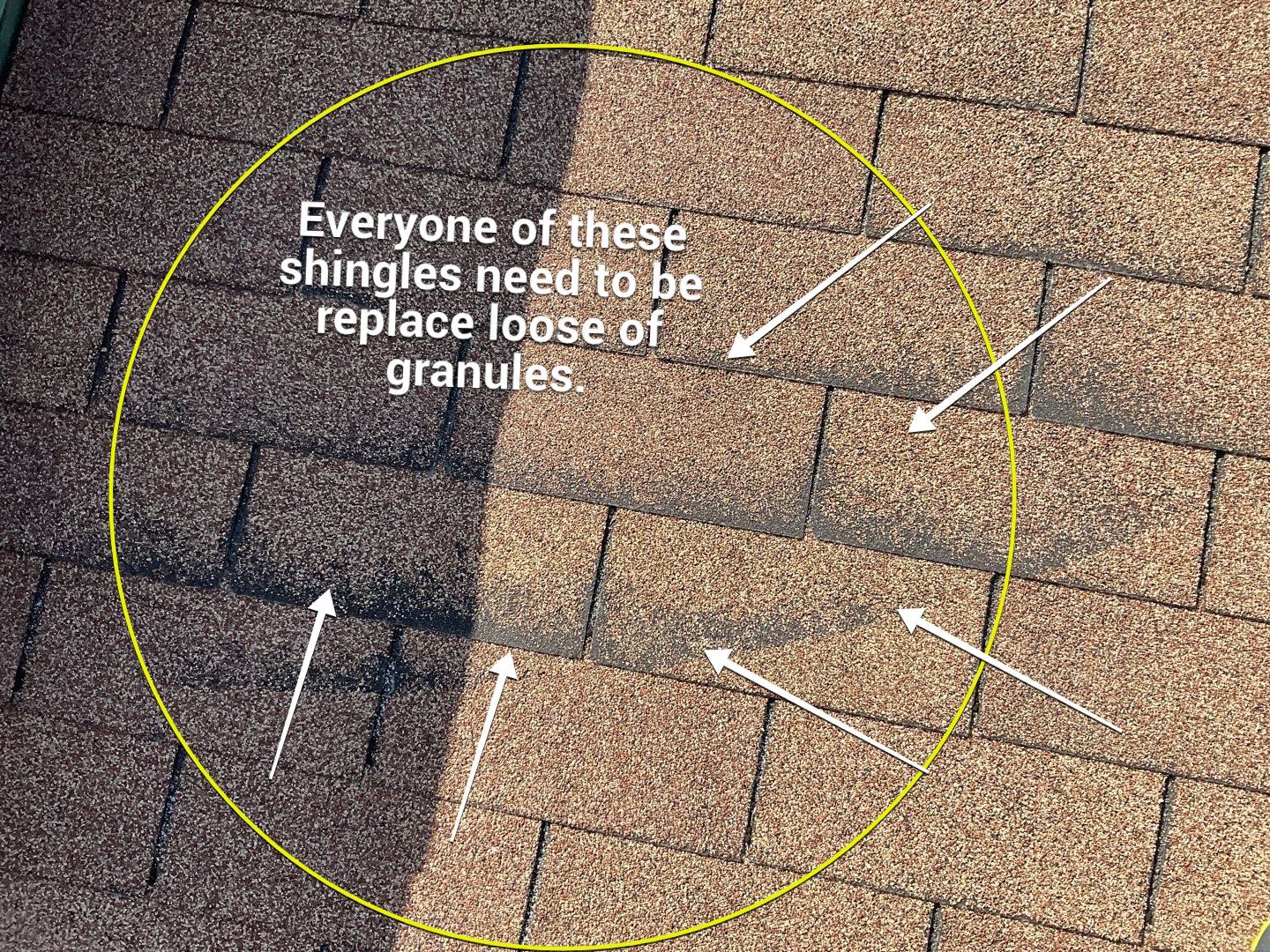 Residential Roofing Repair using 3 Tap Shingles by Alpha Design Services