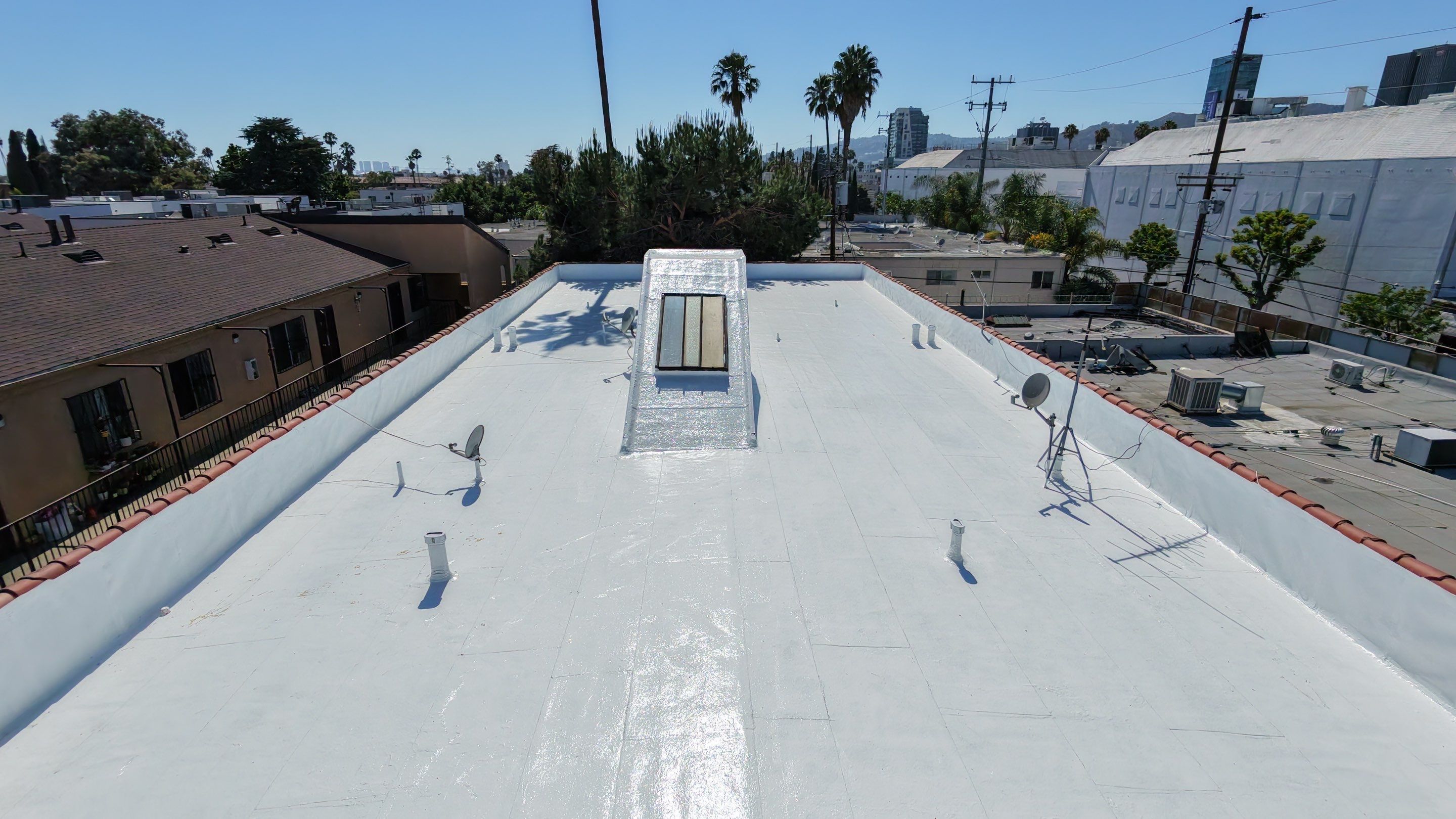 Multi-Family Apartment Roof Restoration in Los Angeles, CA by Hull Brothers Roofing