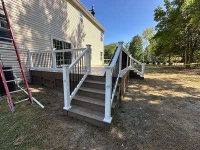 New Deck using Deckorators Venture - Color Sandbar