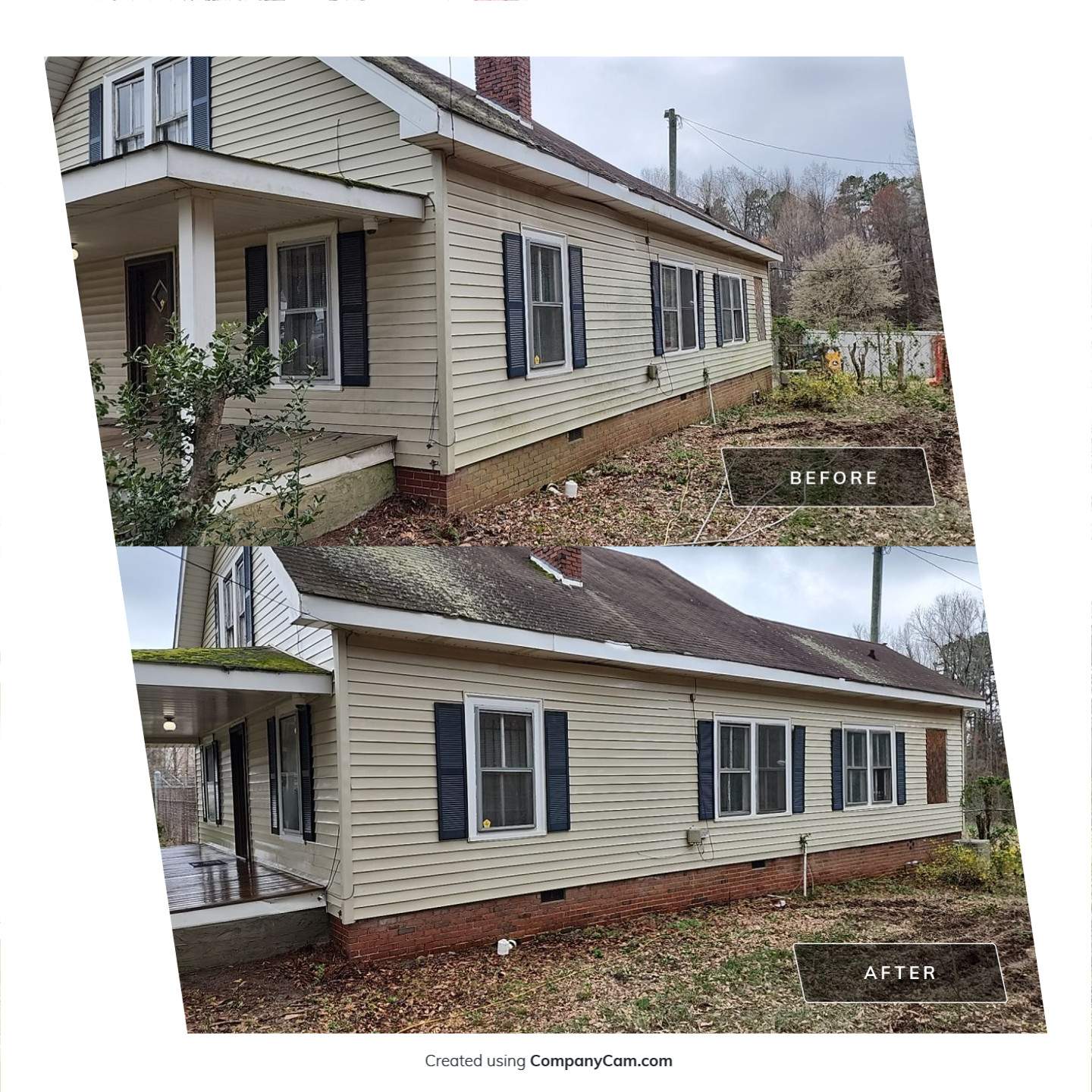 House Wash using cleaner by Power Wash Masters LLC
