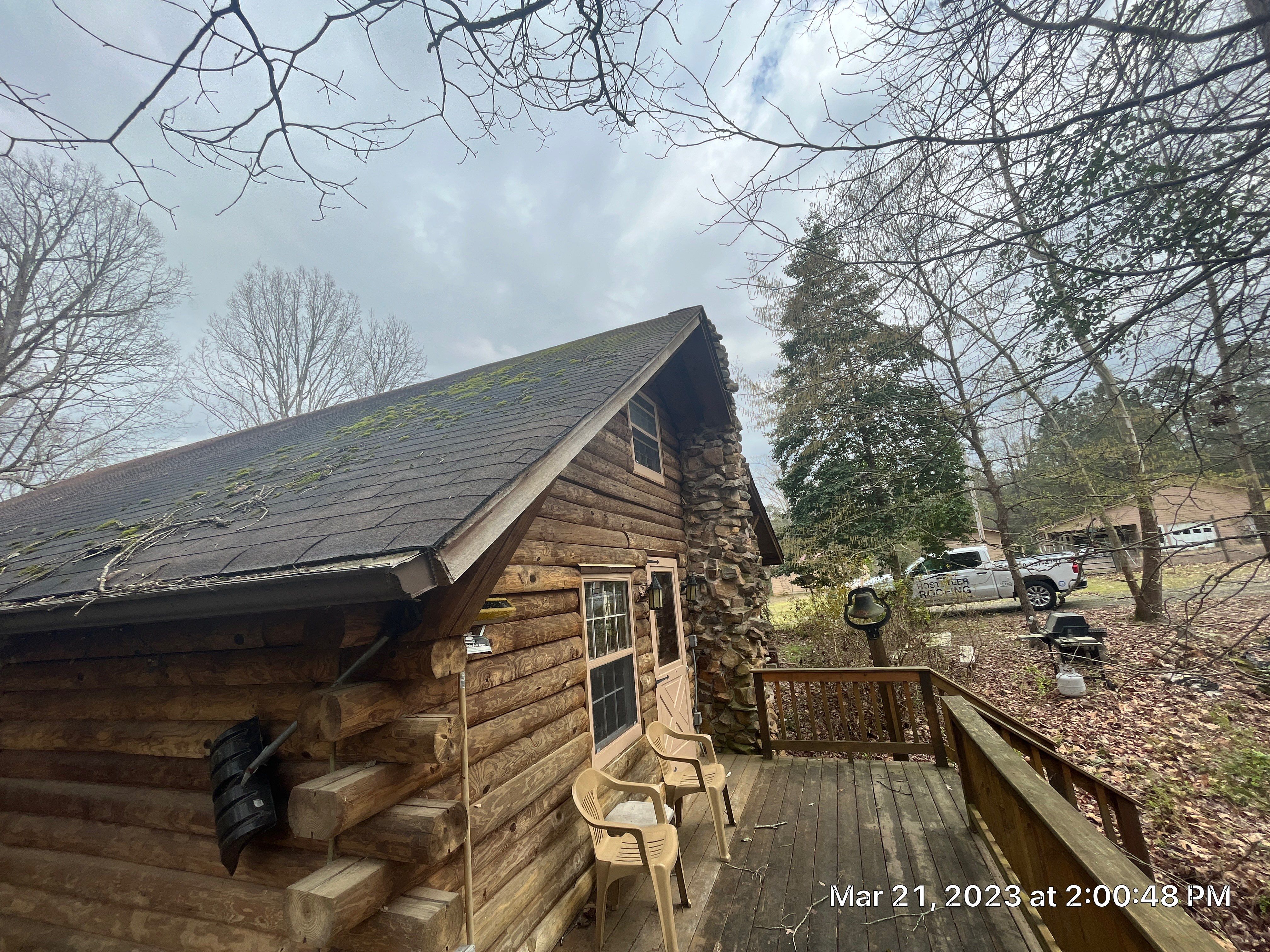 Residential Roofing Installation using Aluminum Roofing panels by Hostetler Roofing