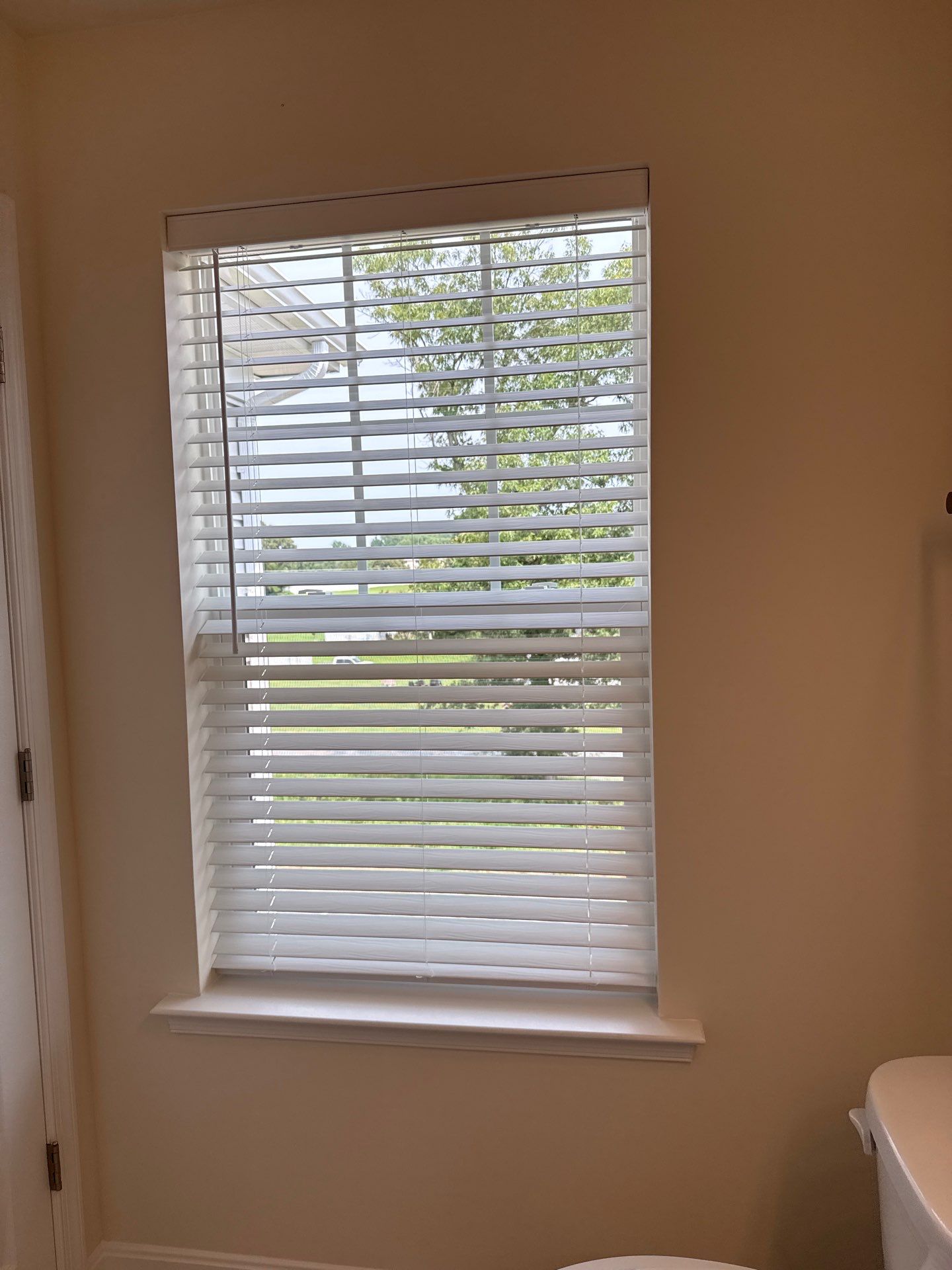 Faux Wood Blind Project in Dunkirk, MD by Southern Maryland Custom Blinds