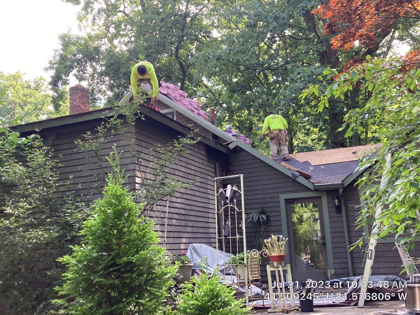 Residential Roof Replacement using Owens Corning Duration Designer, Aged Copper by Absolute Roofing and Construction