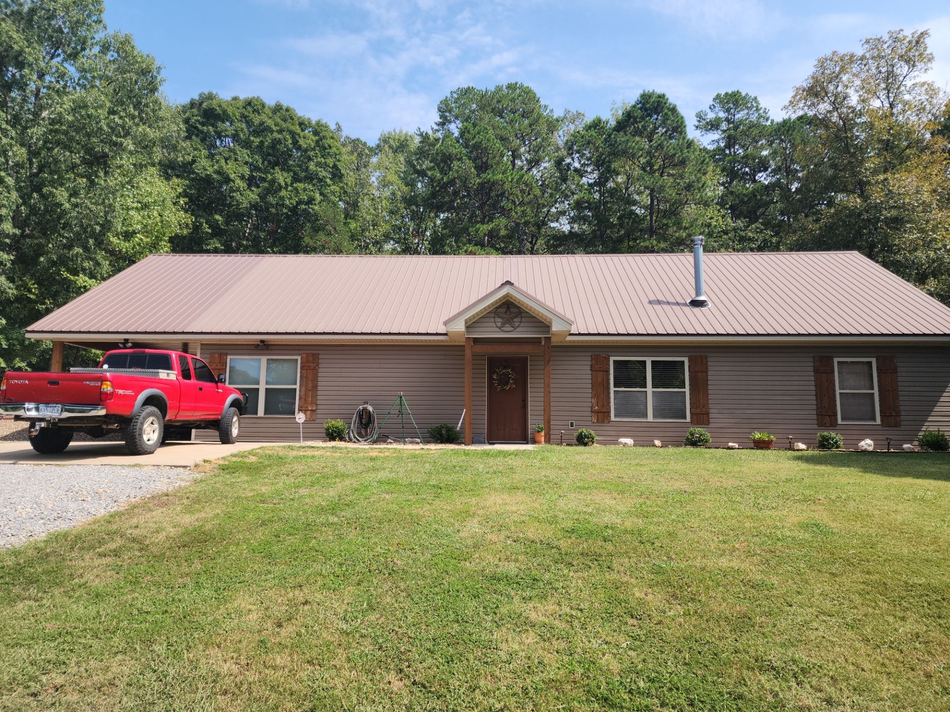 Residential Metal Roof Replacement using Reed's Metals: 26 GA. Standing Seam: Charcoal Grey by Hostetler Roofing