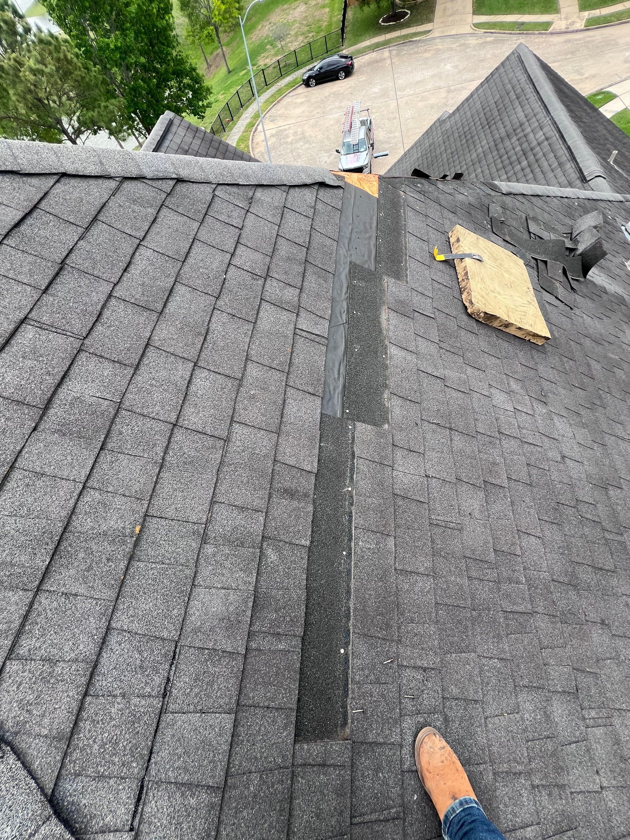 Residential Roofing Repair using Owen's Corning Duration (Lifetime) Shingles by Roof Repair Company