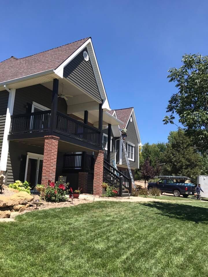 ROOF SIDING GUTTER REPLACEMENT after major Stom  using Owens Corning Duration and Alside Prodigy Siding by Gorilla Exteriors Contracting, LLC