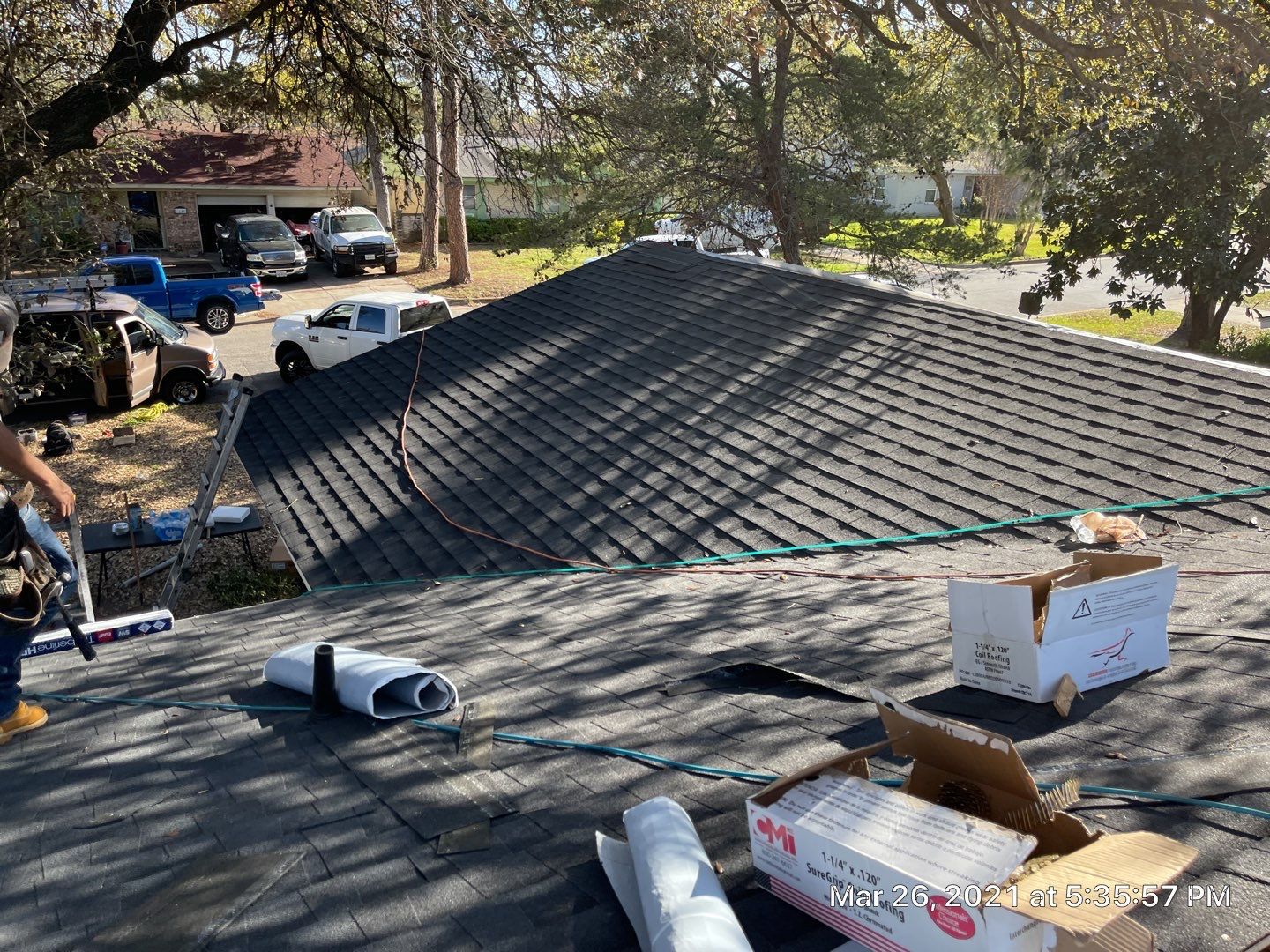 Historical Home needed a full decking and new roof by First United Roofing & Construction
