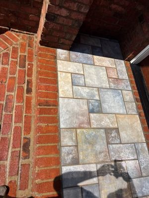 Pavers using Concrete Sealant