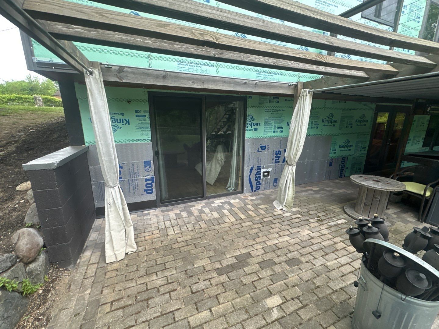 Siding Replacement using Alside Gray Oak by 180 Contractors