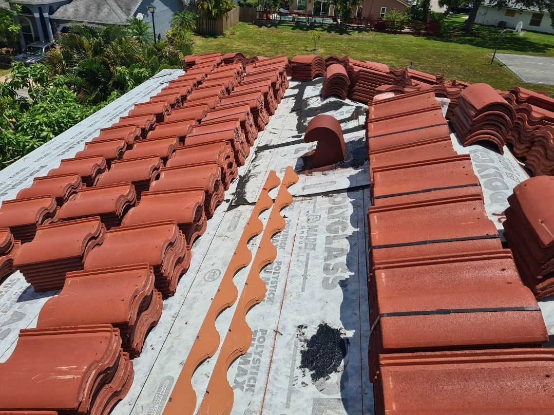 Residential Roofing Installation using Eagle Roofing Tile by BLUES BROTHERS ROOFING