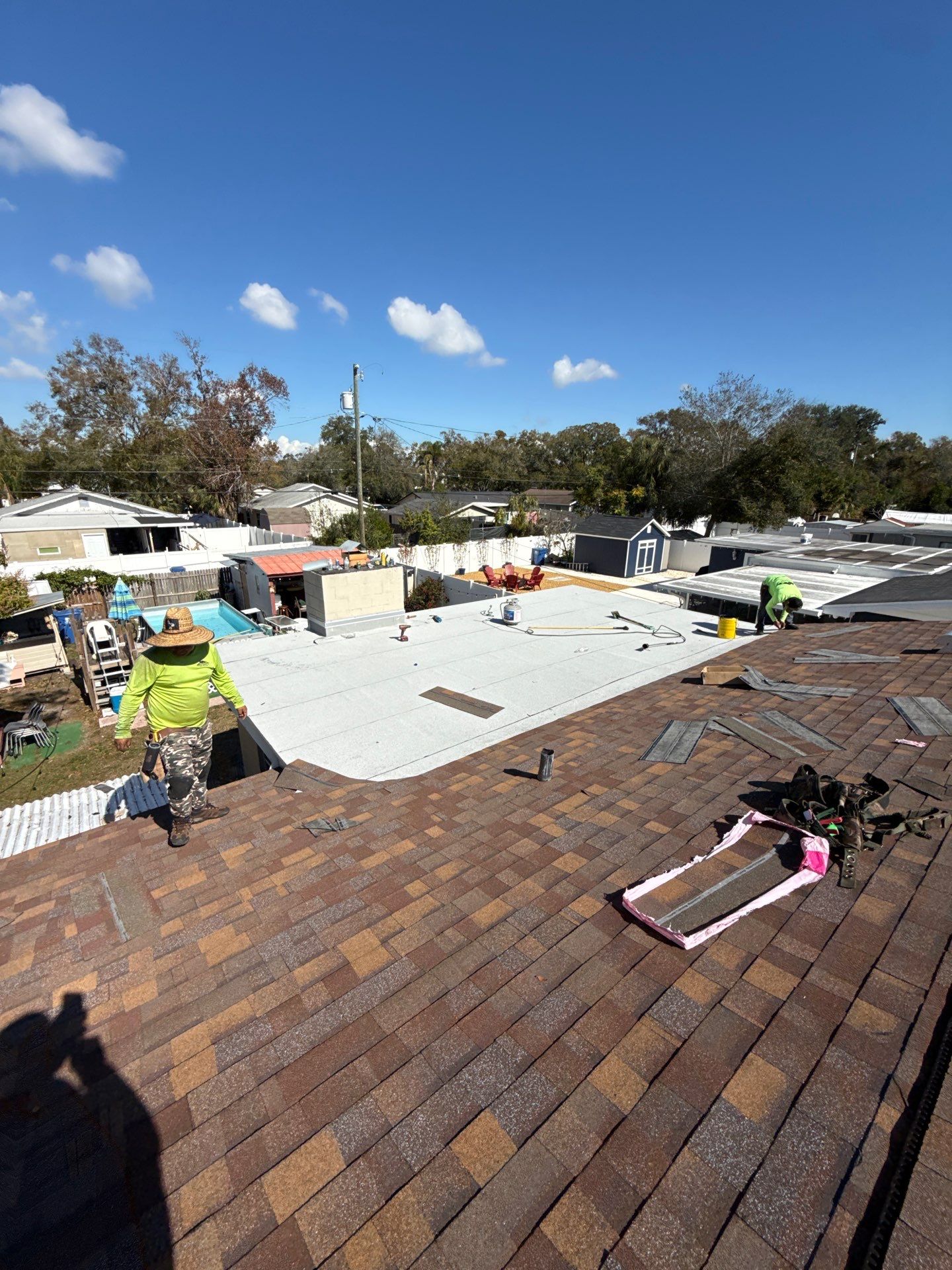 Project in St. Petersburg 33713 by Mitchell Roofing Company LLC