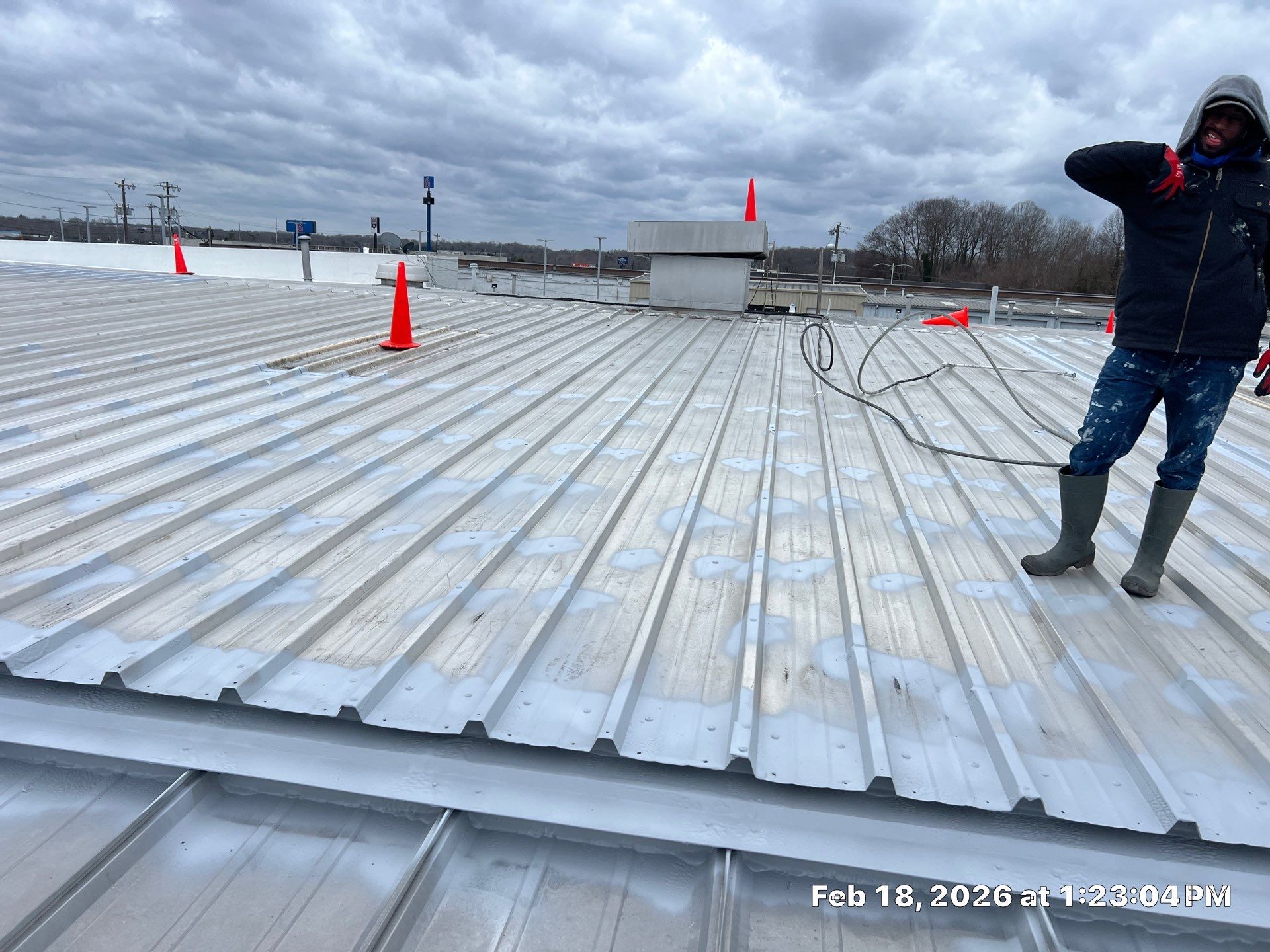 Acrylic Coating  by Just In Time Roofing and Restoration