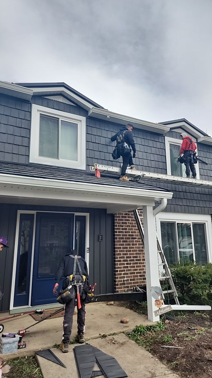 Full Exterior Home Transformation – Metal Slate Roof in Fort Wayne, IN by 4Ever Metal Roofing