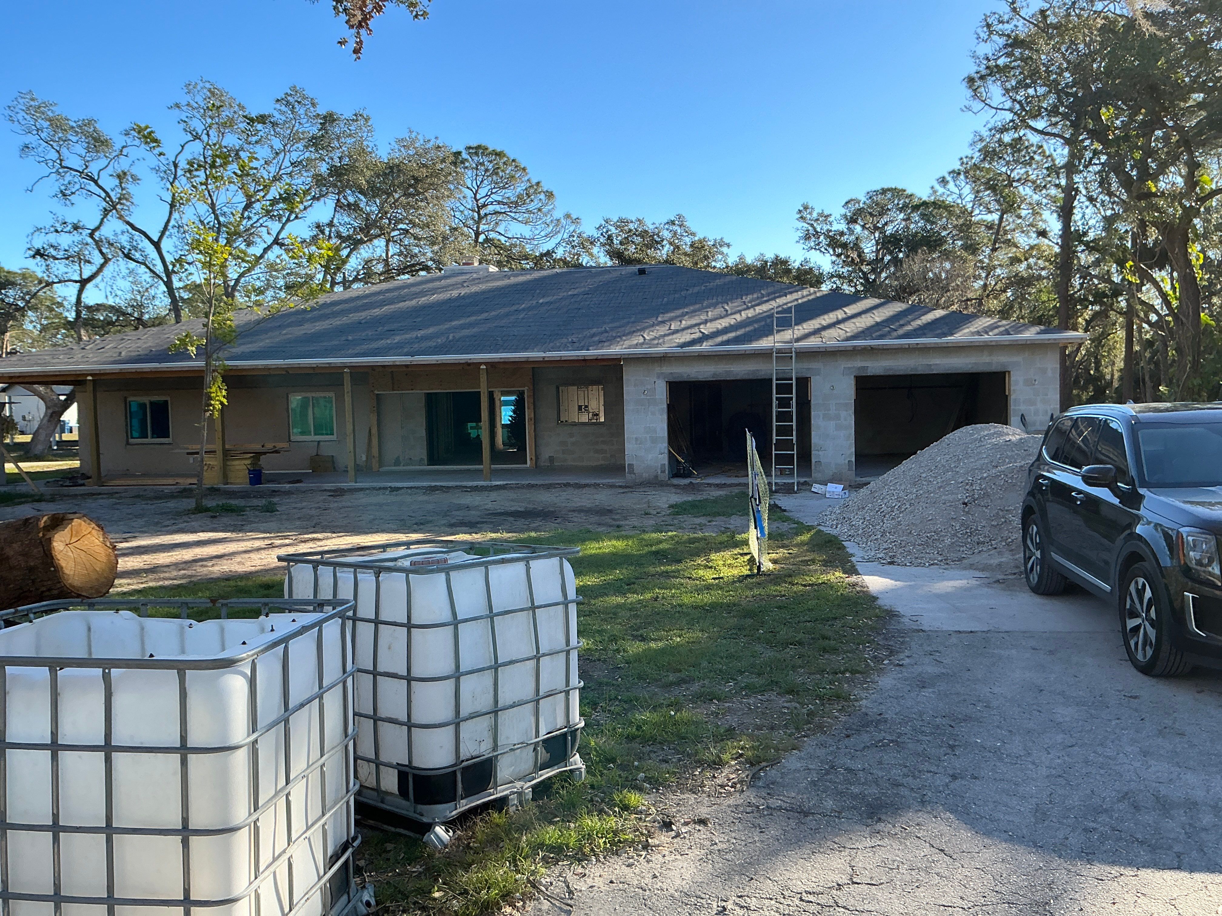 White Aluminum Soffit and Fascia Project in Bradenton FL by Gutter Professors