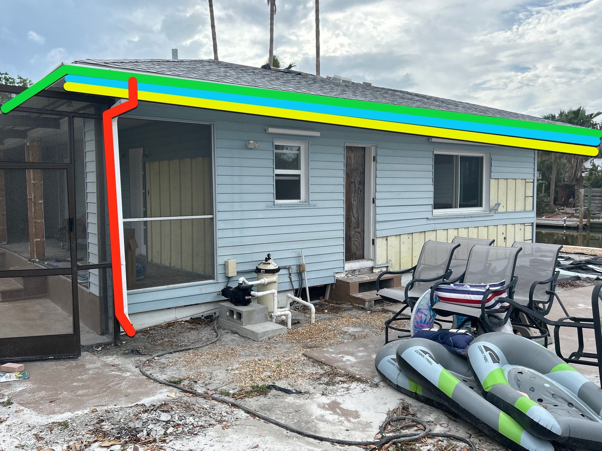 White Soffit and Fascia Upgrade in Longboat Key FL by Gutter Professors