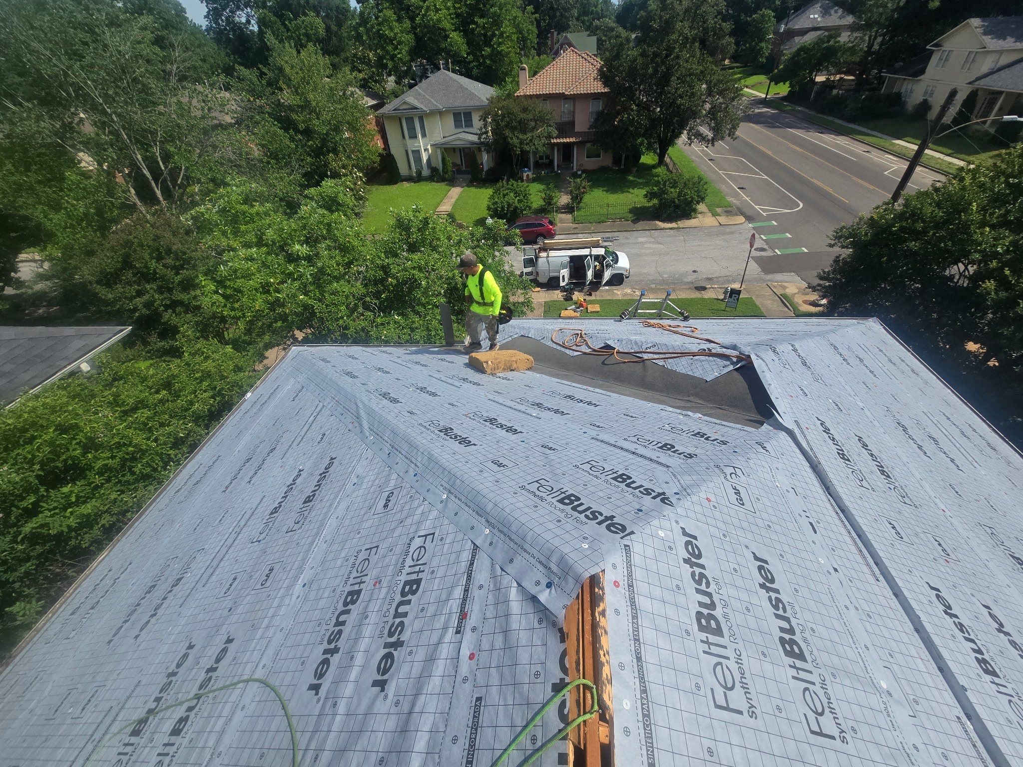 GAF Timberline HD Shingle Roof Replacement in Midtown Memphis by Revival Roofing Services