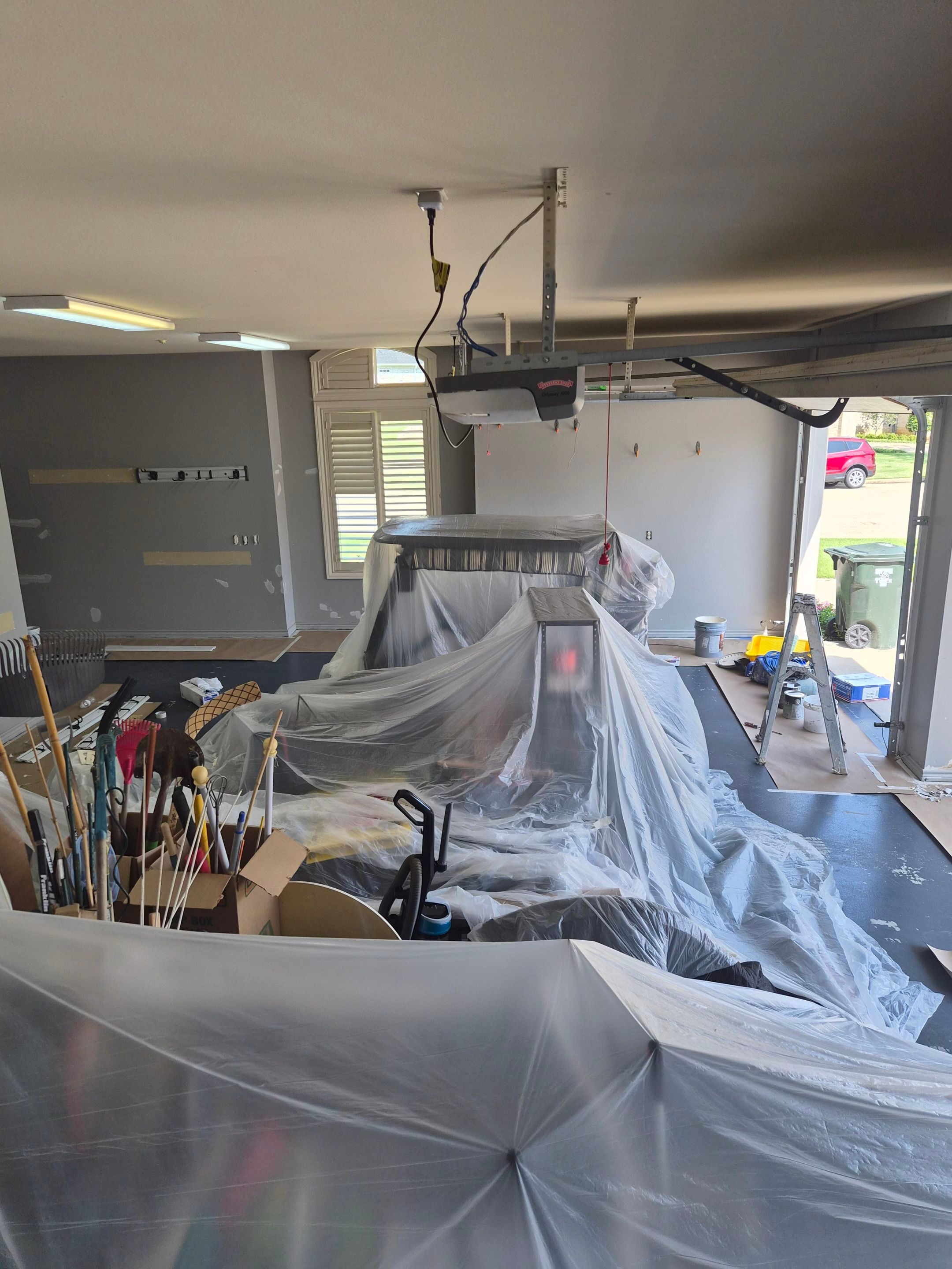 Detail Work in Garage & Utility Room, Tyler TX by Quality Coats Painting