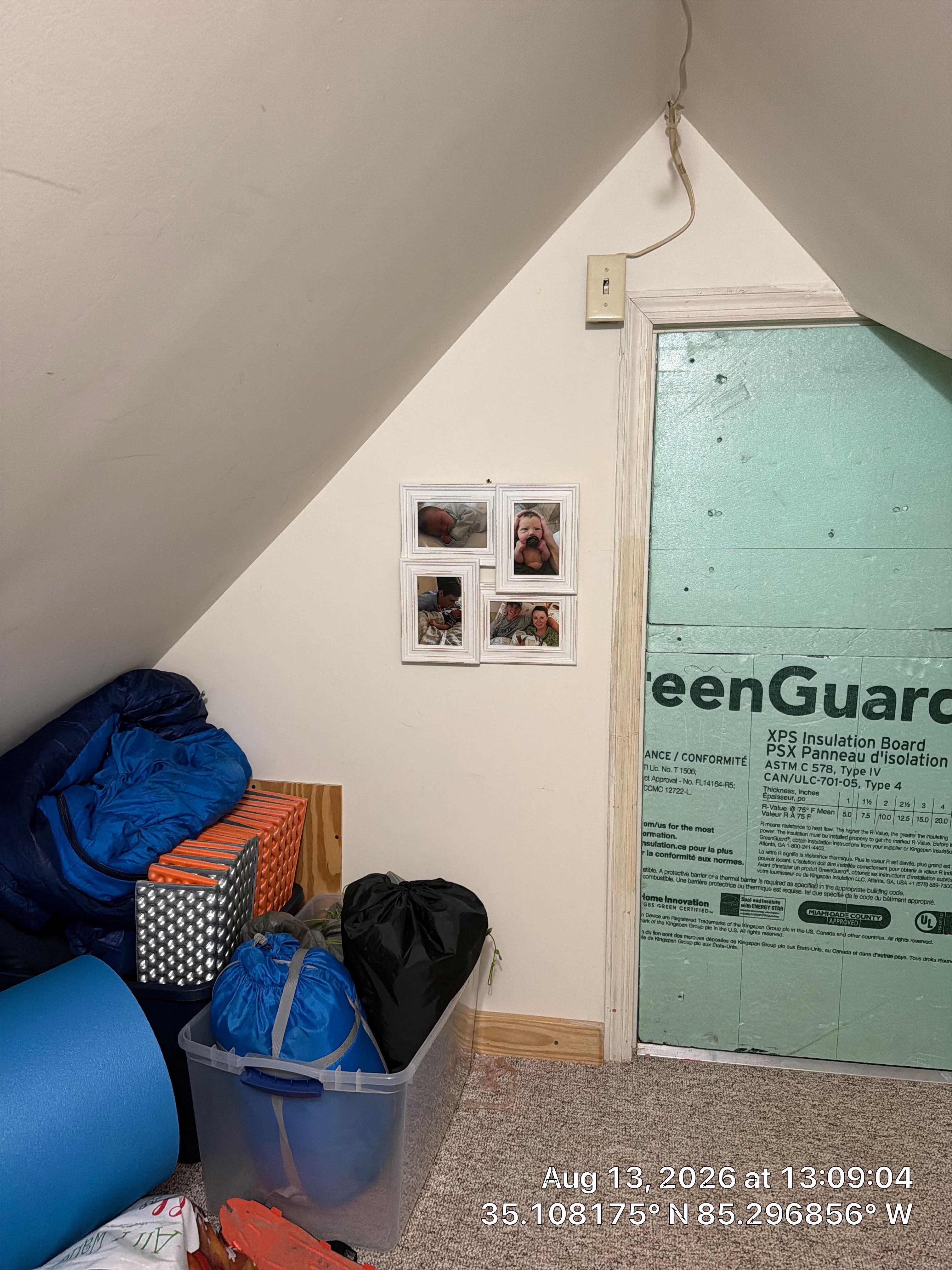Attic Knee Wall Insulation and Access Door Installation in Chattanooga by CompanyCam Sales Demo