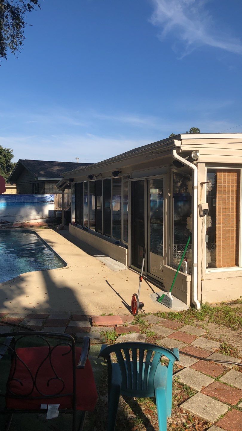 Gutter Installation using K-Style Seamless Gutters and Gutter Leaf Guards by Gutter Professors