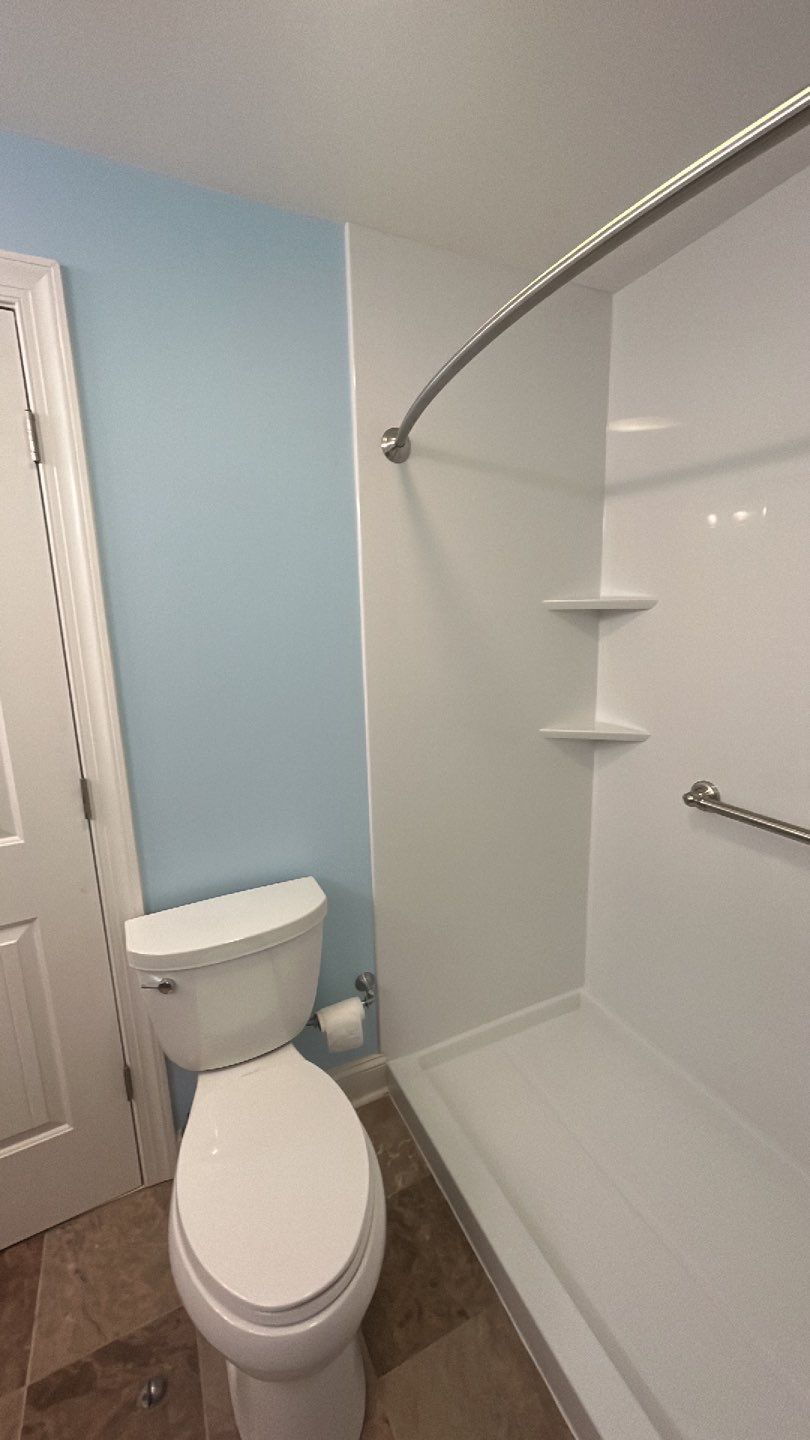 Shower with Shower Rod by BathPlanet SW Virginia