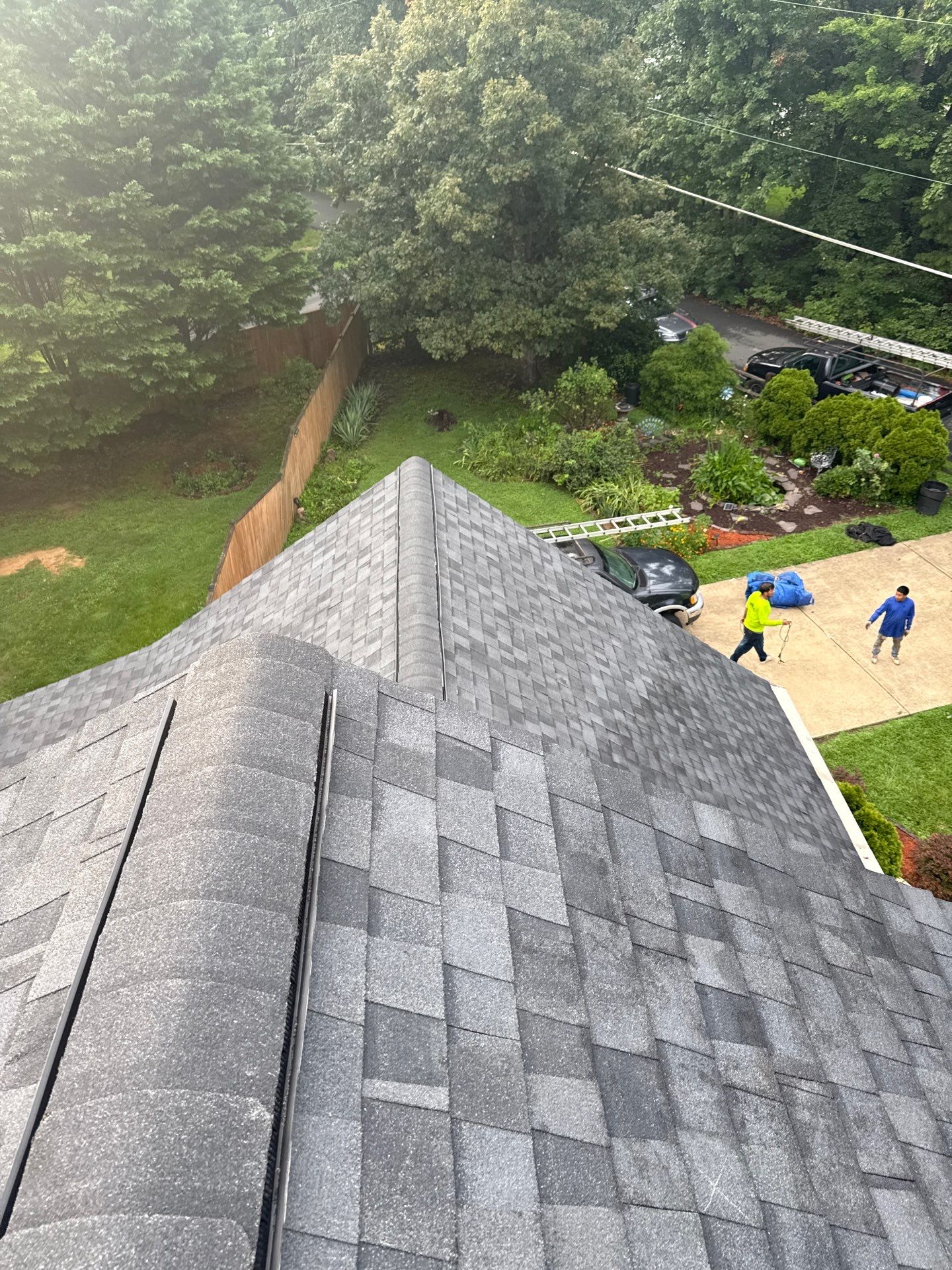 Lorton: Residential Roof with CertainTeed Landmark Pro in Max Def Moire Black by RM Banning, Inc.