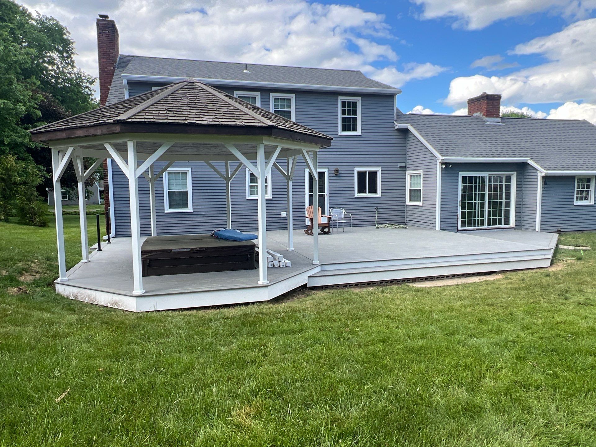 Deck Repair using Trex Select Decking by Chagnon Building & Remodeling LLC