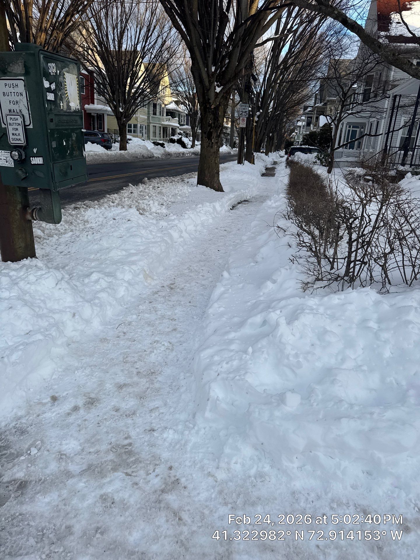 Residential Snow Clearing in New Haven by Diamond Image LLC