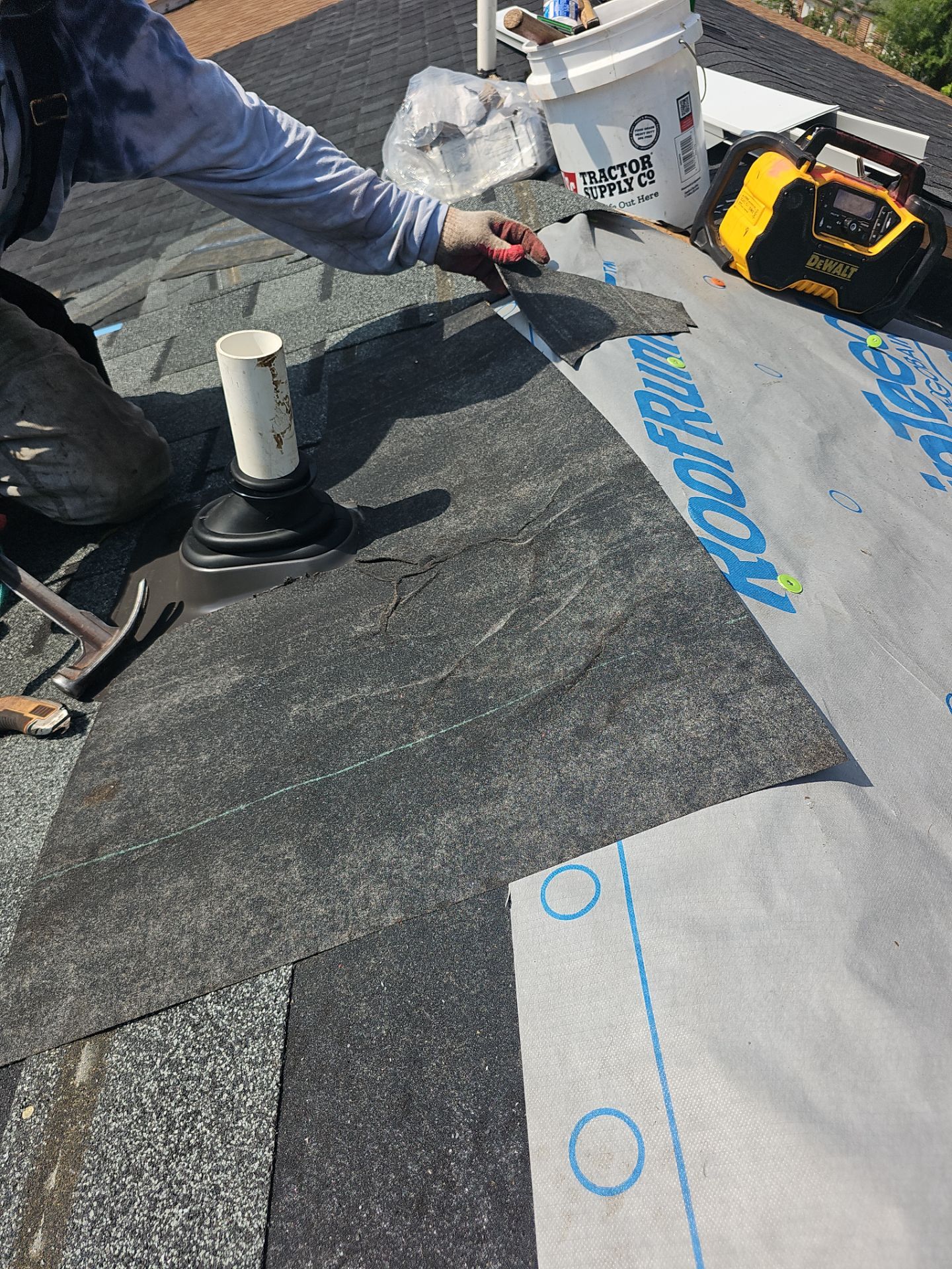 Roof Replacement - Colonial Slate by Winchester Roofing