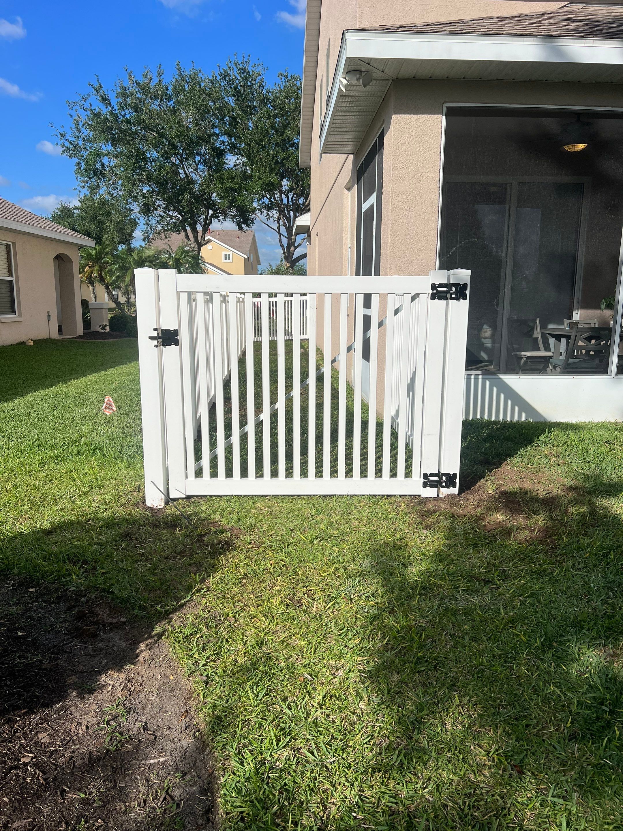 Vinyl Fence Installation using Vinyl Picket Fence by Asap fence and gates, LLC