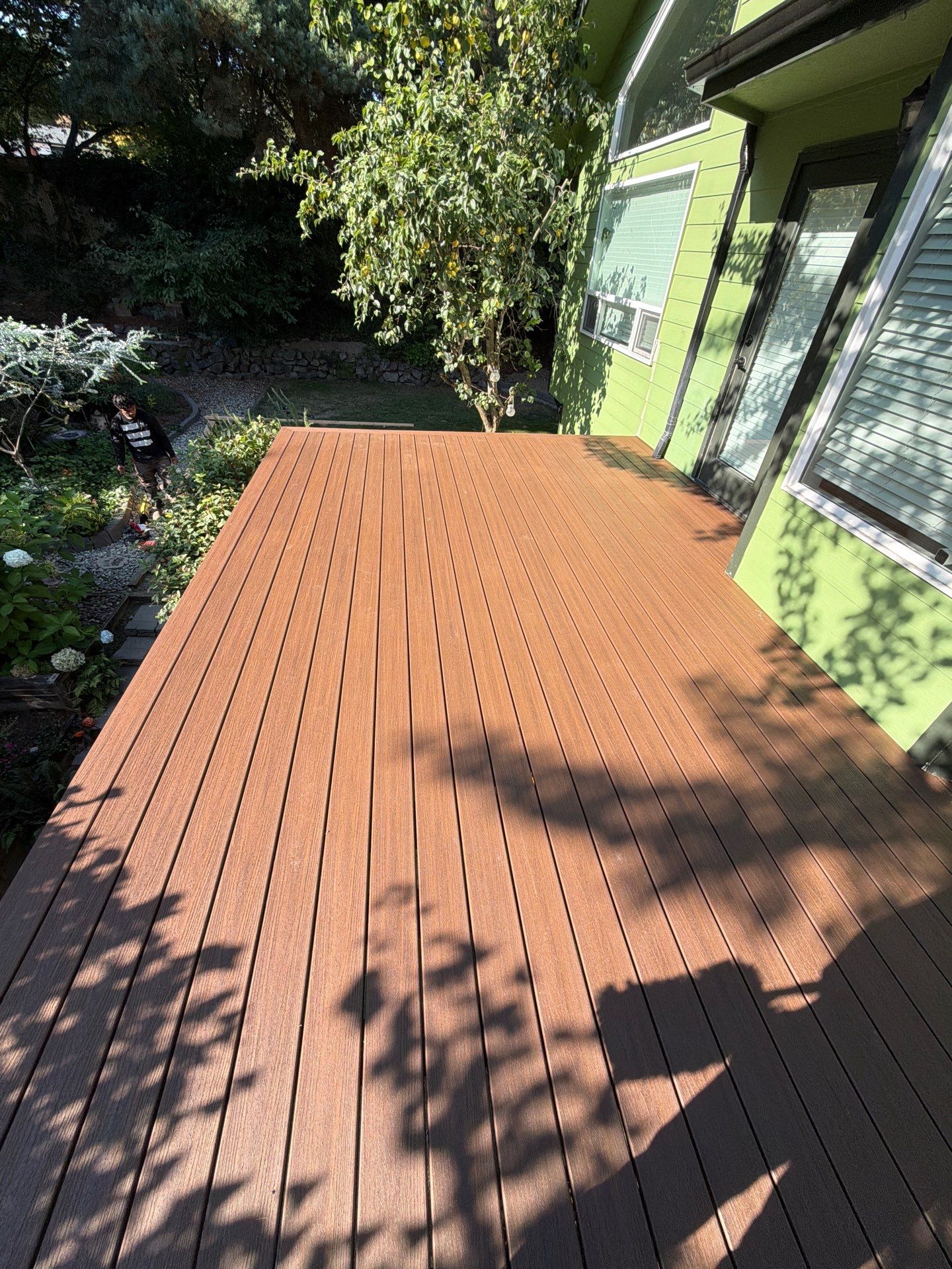 Composite Deck Replacement and Structural Footing Installation in Normandy Park by Emerald City Energy 