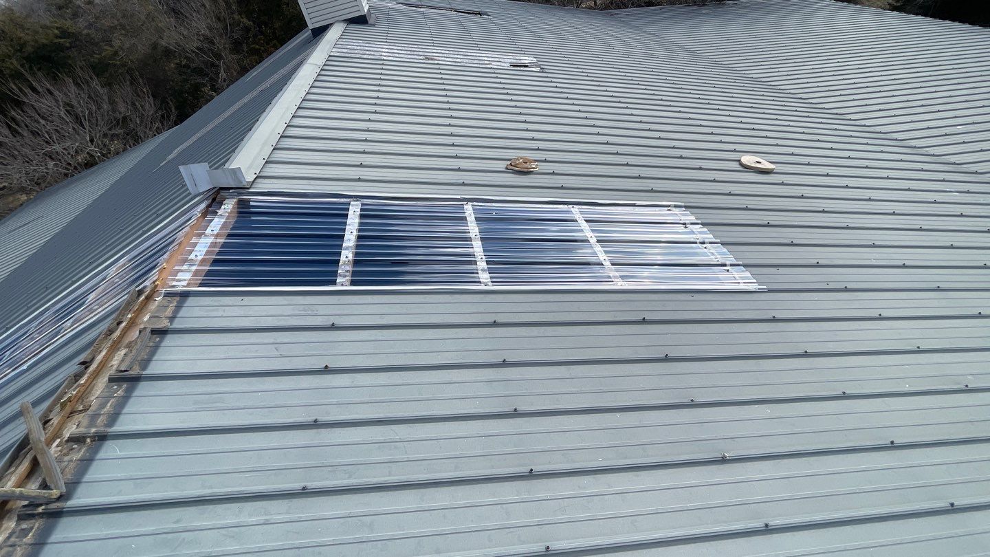 Metal Barn - Skylights Replacement  by Titan Commercial & Residential Roofing 