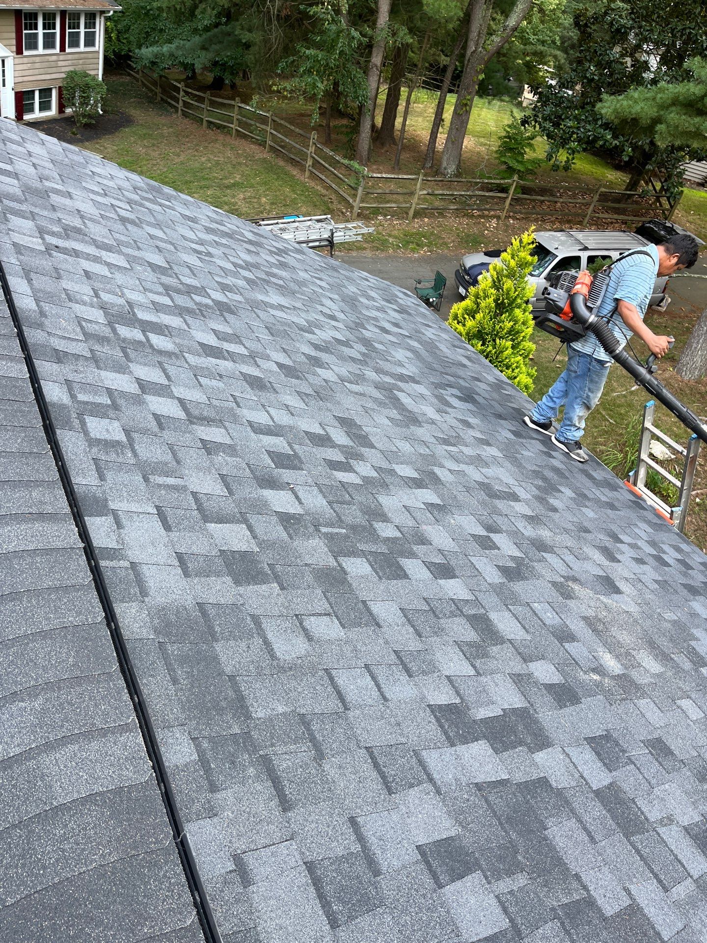 Reston: Roof Replacement with CertainTeed Landmark Pro Designer Shingles in Max Def Moire Black by RM Banning, Inc.