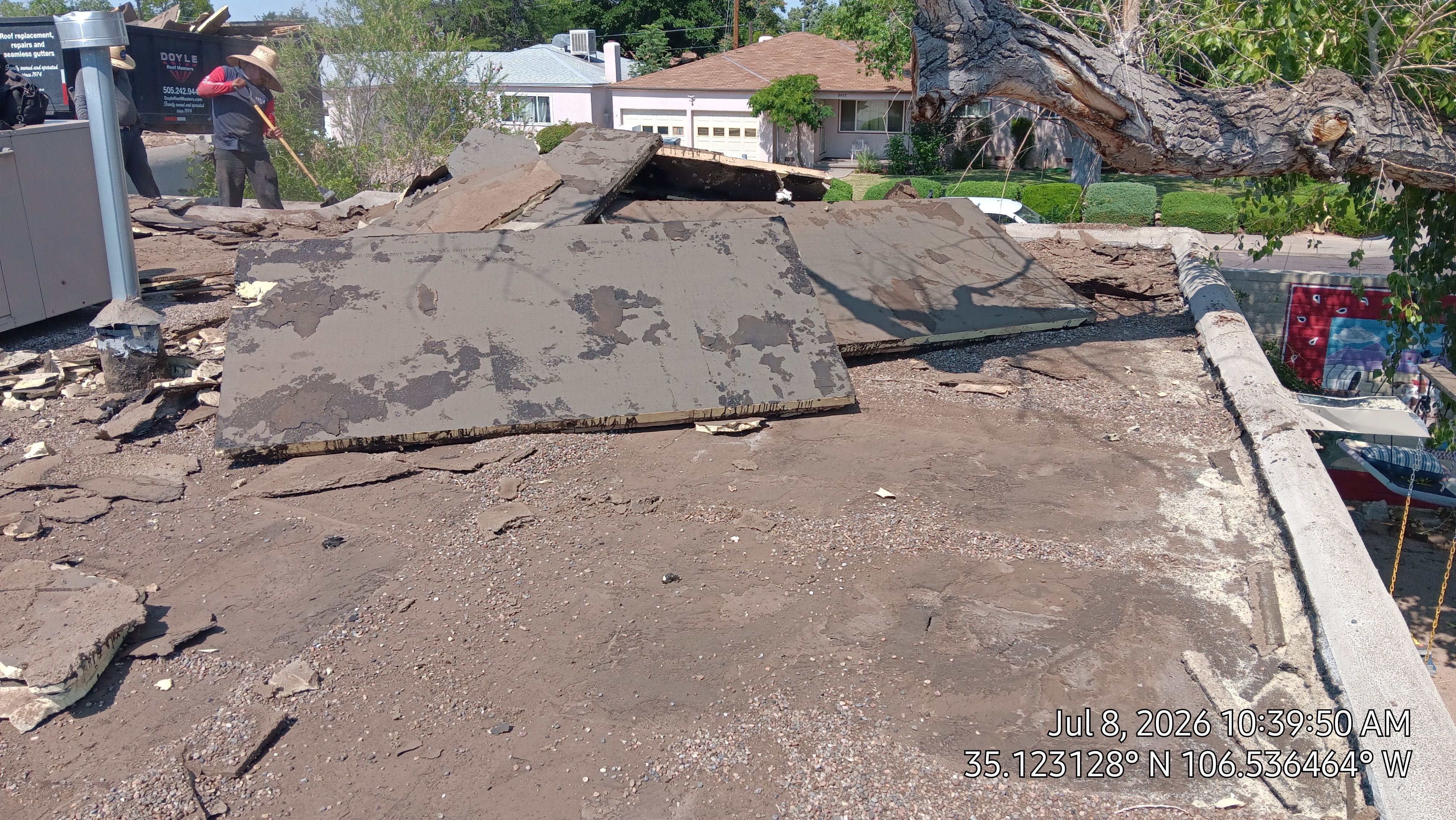 Albuquerque Tar and gravel replaced with Slope and TPO Membrane System by Doyle Roof Masters Inc