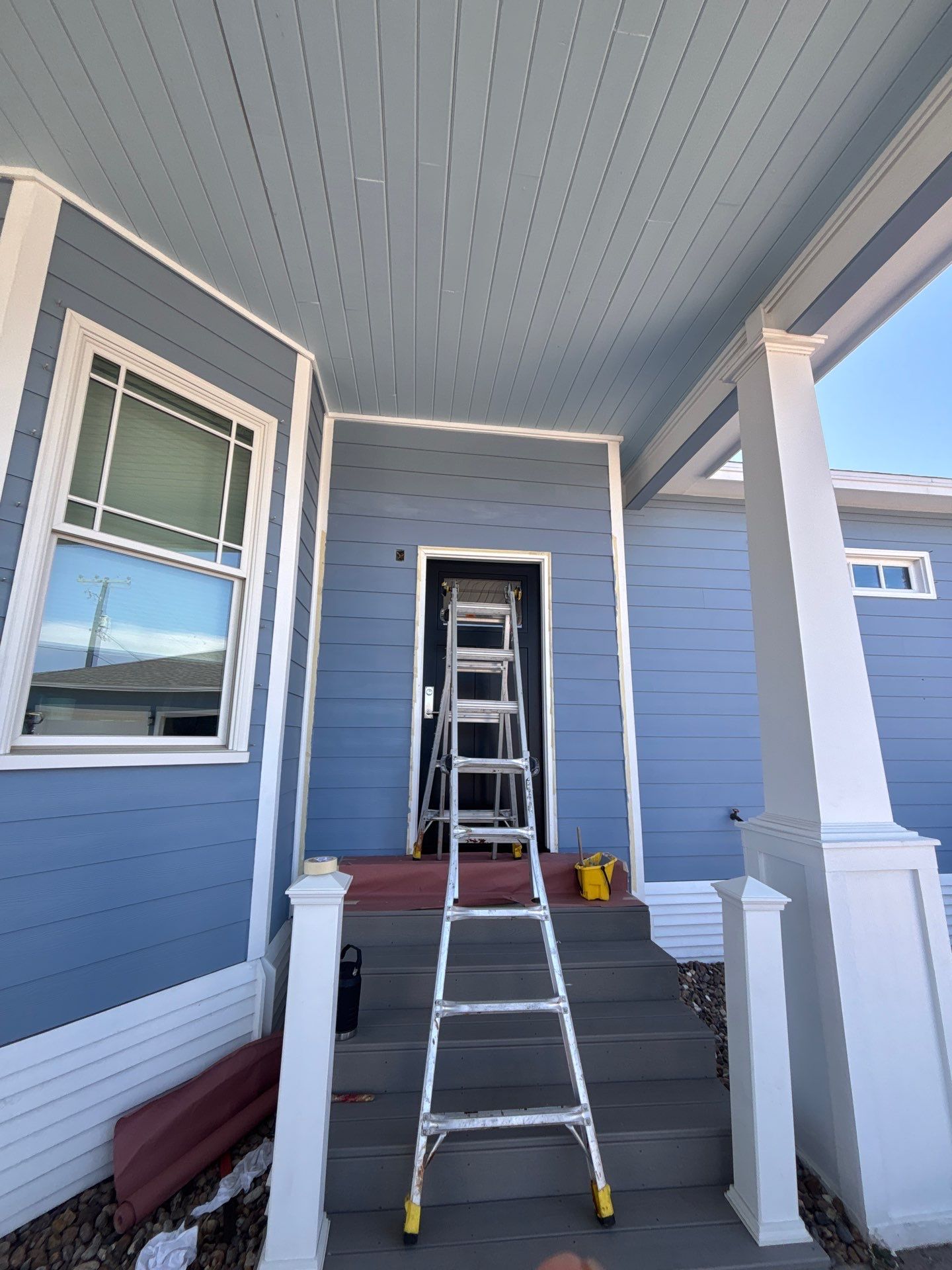 Portland Shore Porch Build and Custom Doors by Bayfront Roofing and Construction