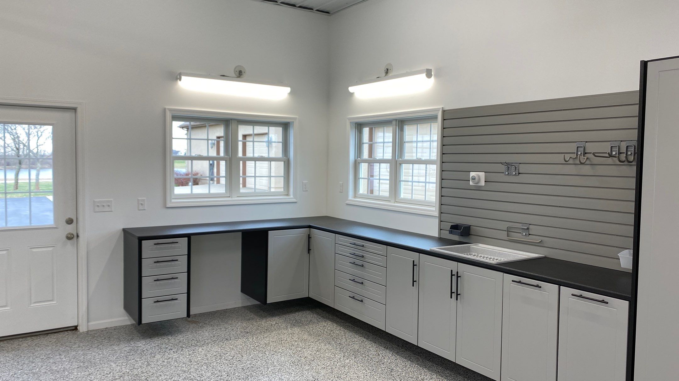 Pat F. gets a beautiful remodeled garage! by Banner Garage