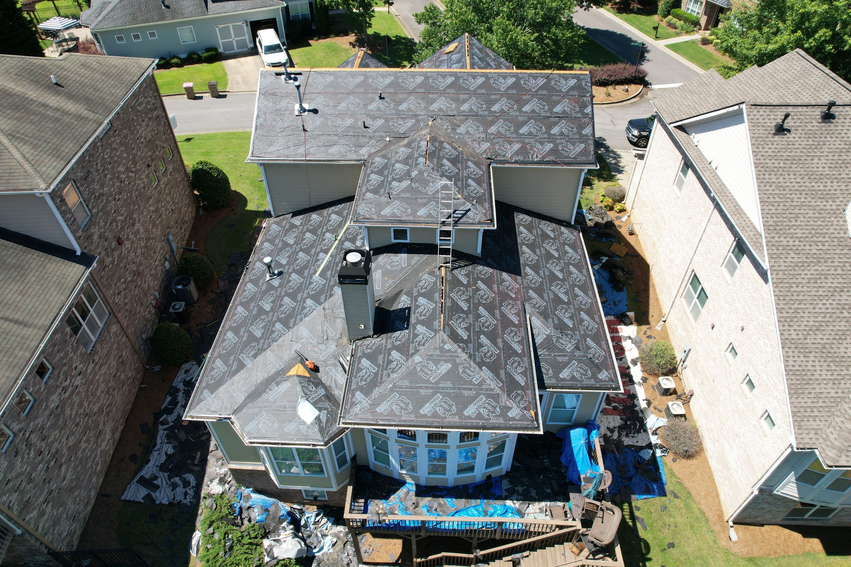 Residential Roofing Installation using Owens Corning by Inspector Roofing and Restoration