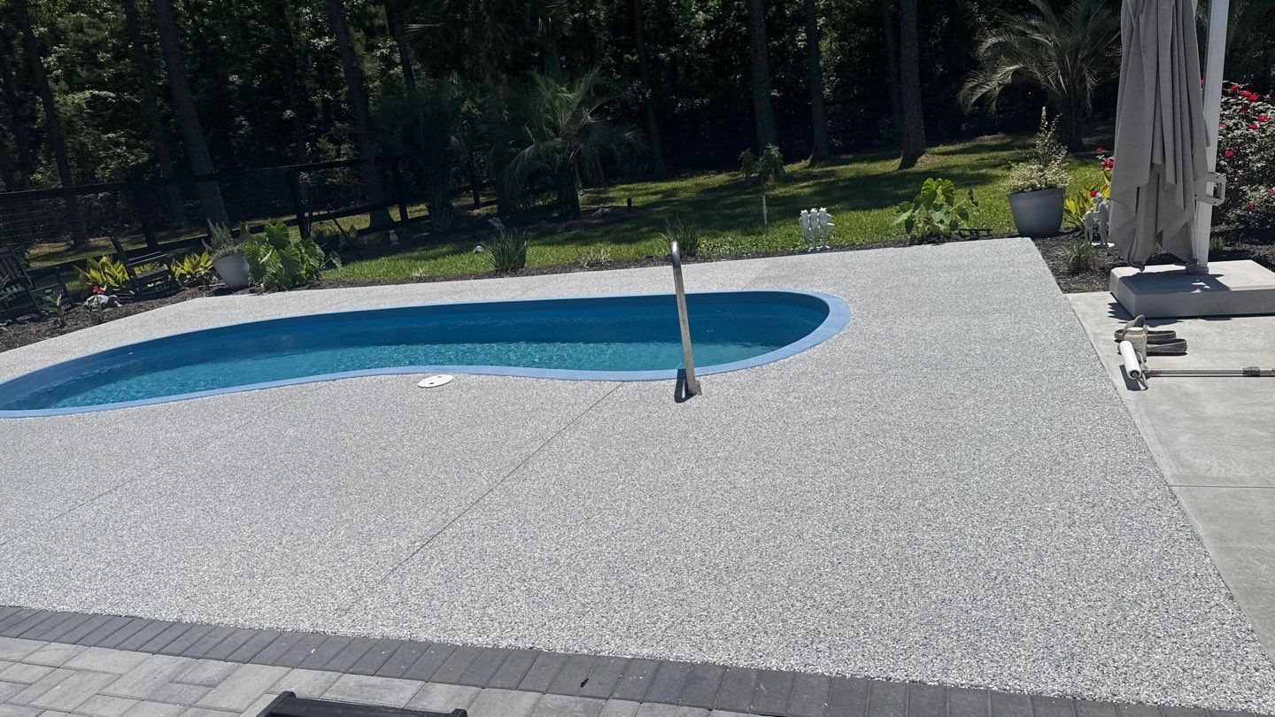 Pool Deck by Innovative Concrete Coatings 