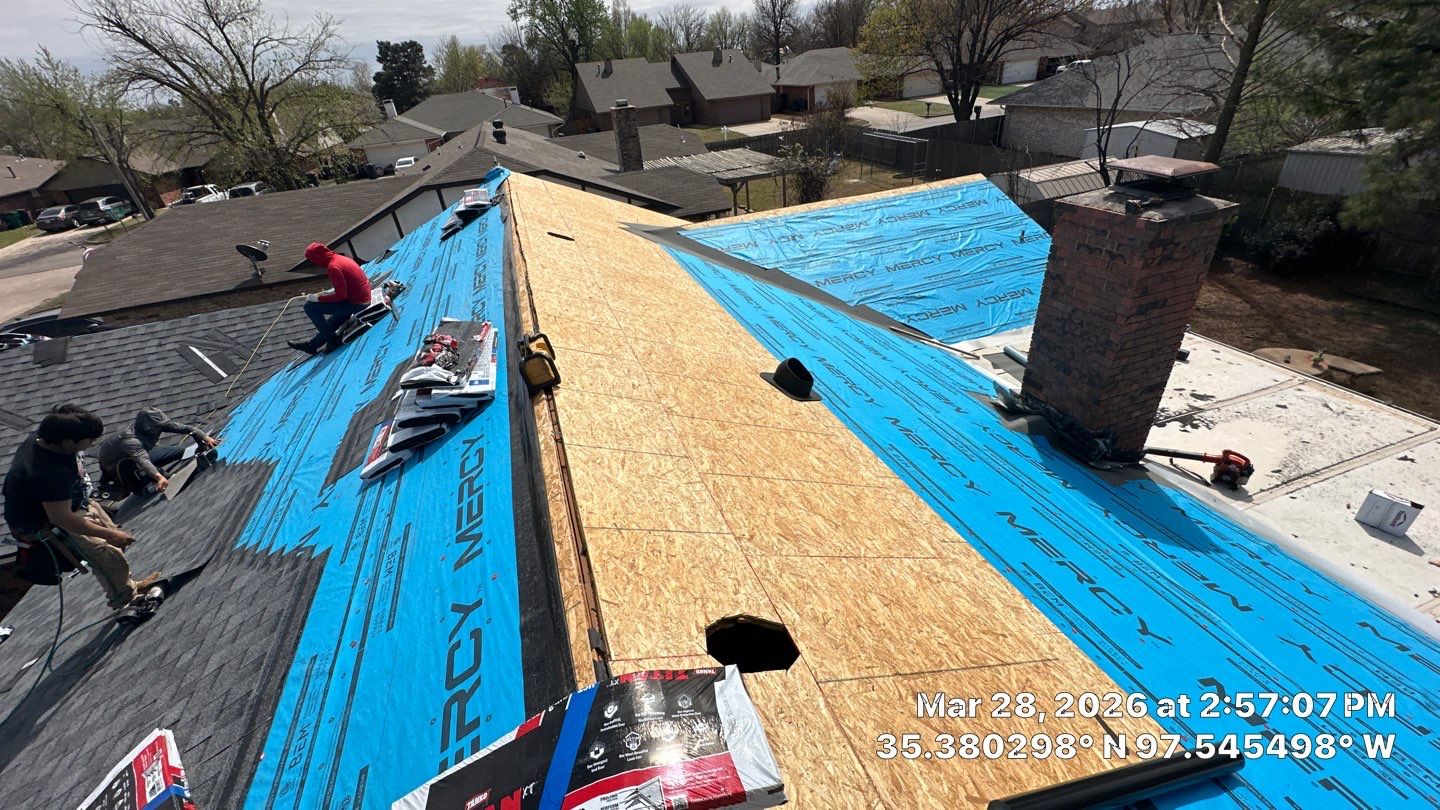 Project in Oklahoma City by Icon Roofing And Construction