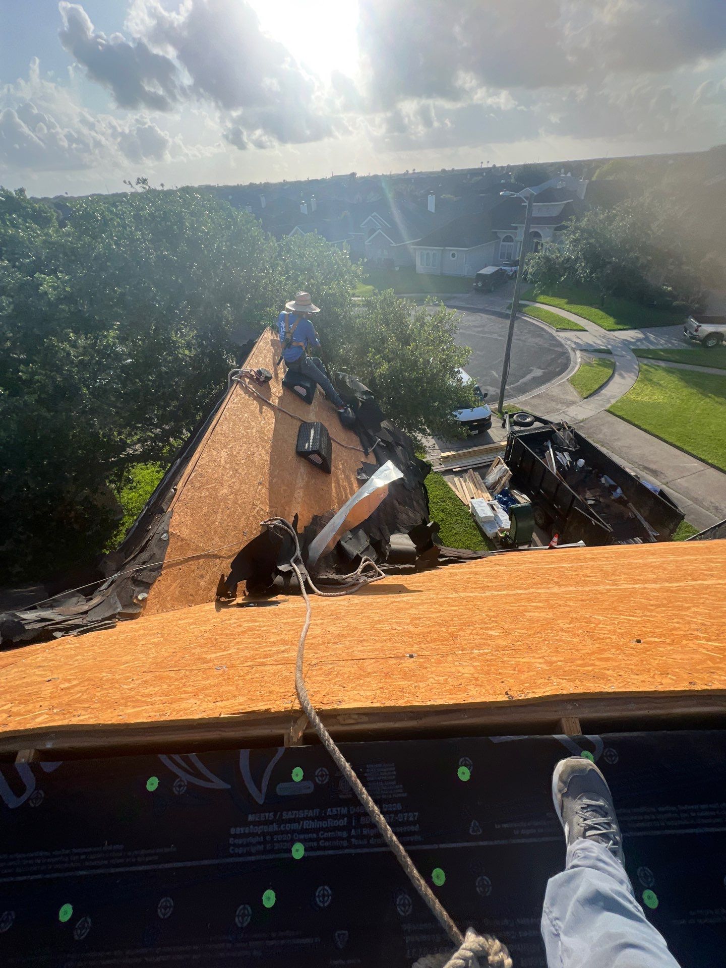 Steep and High...Let's get It! by Bayfront Roofing and Construction